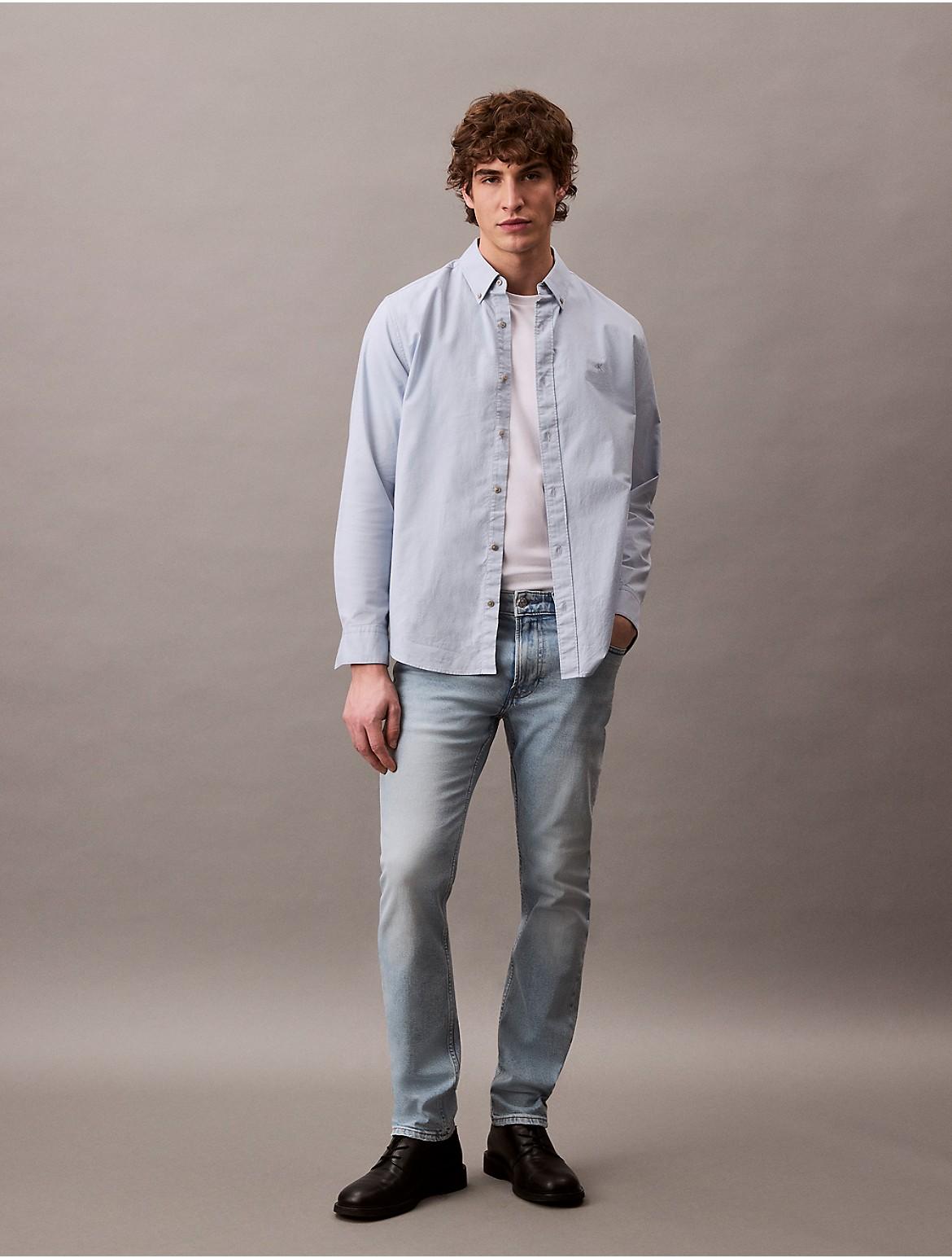 Calvin Klein Mens Slim Fit Jeans - Blue Product Image