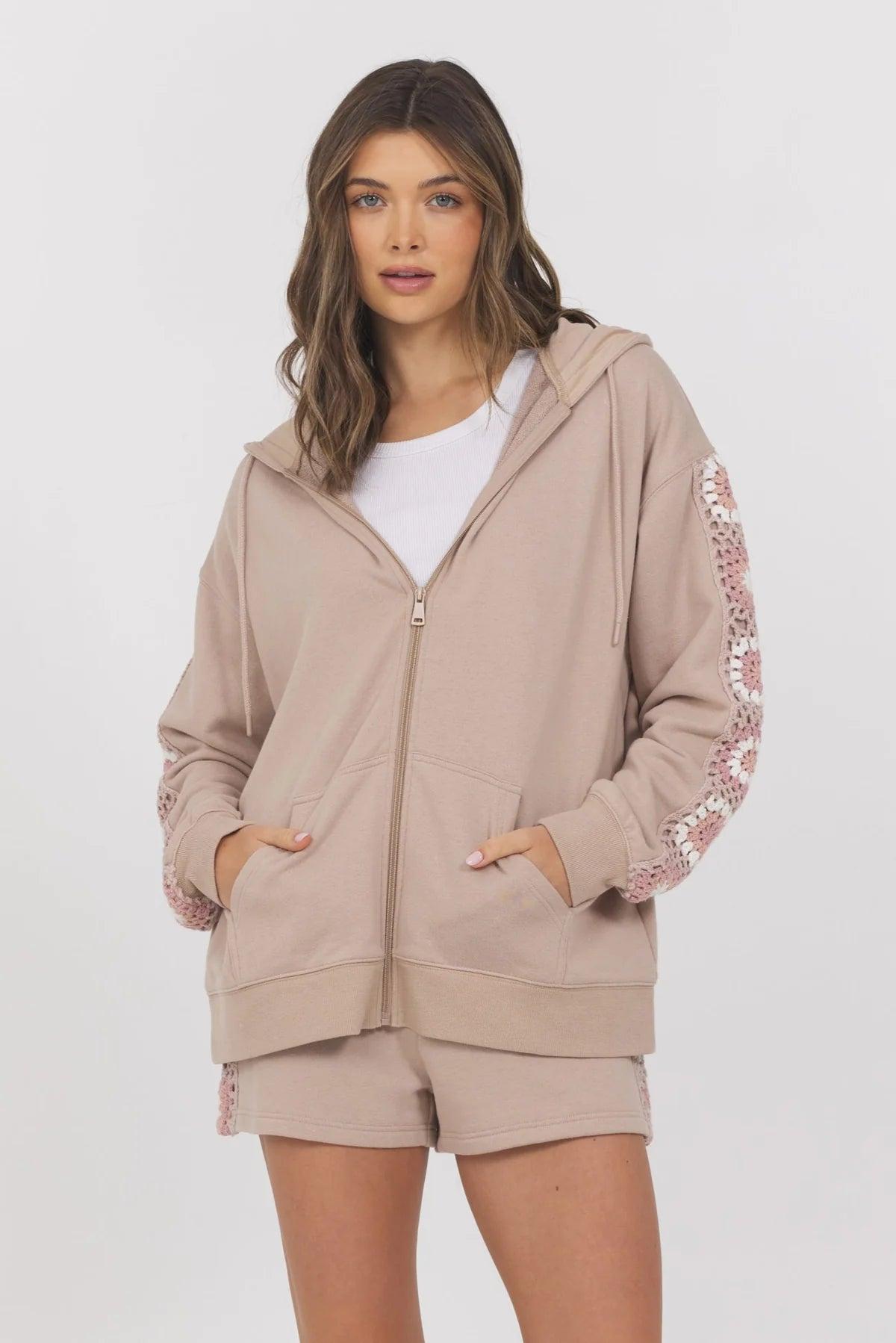 French Terry Crochet Jogger Product Image