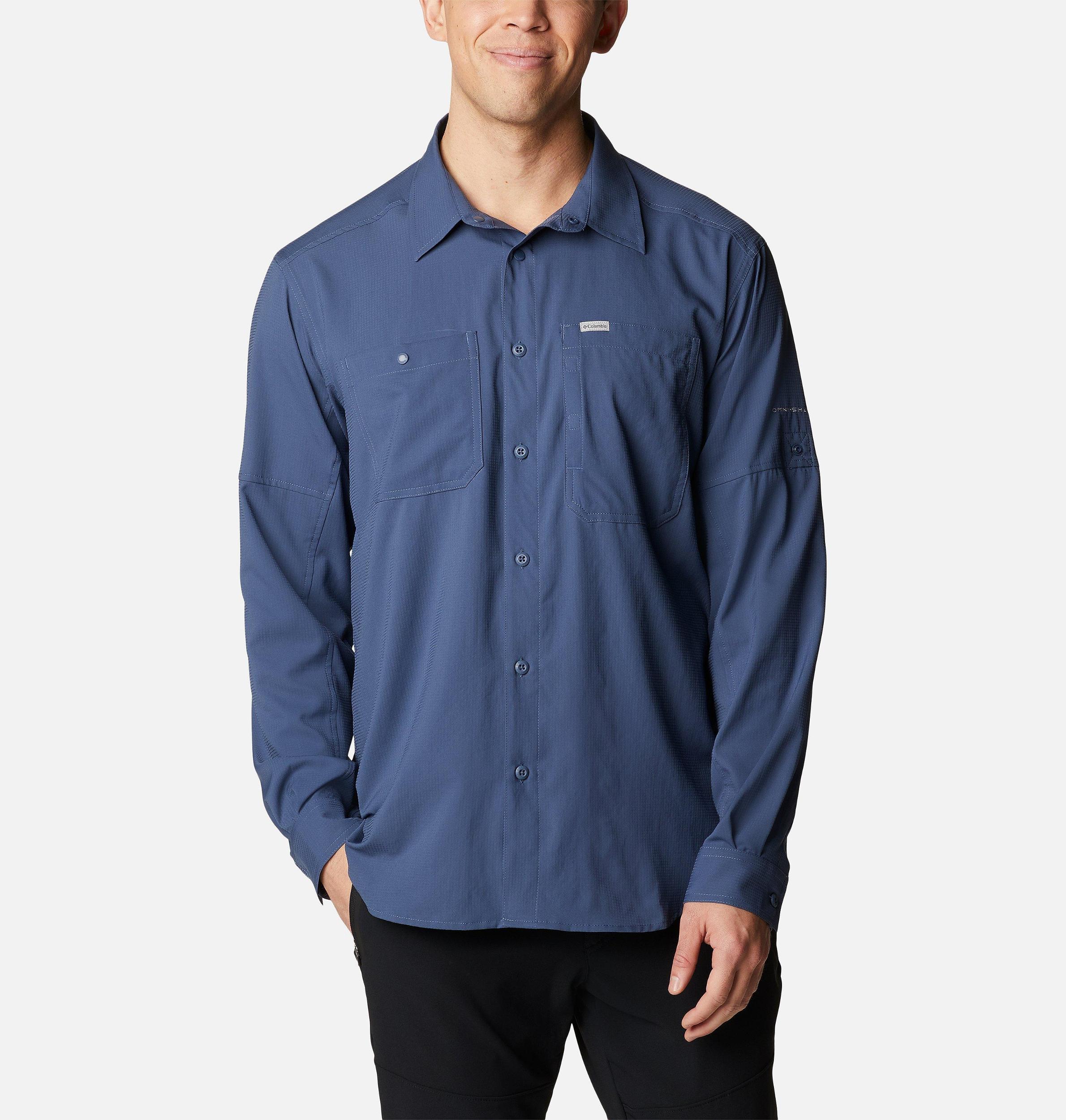 Columbia Mens Silver Ridge Utility Lite Long Sleeve Shirt - Tall- Product Image