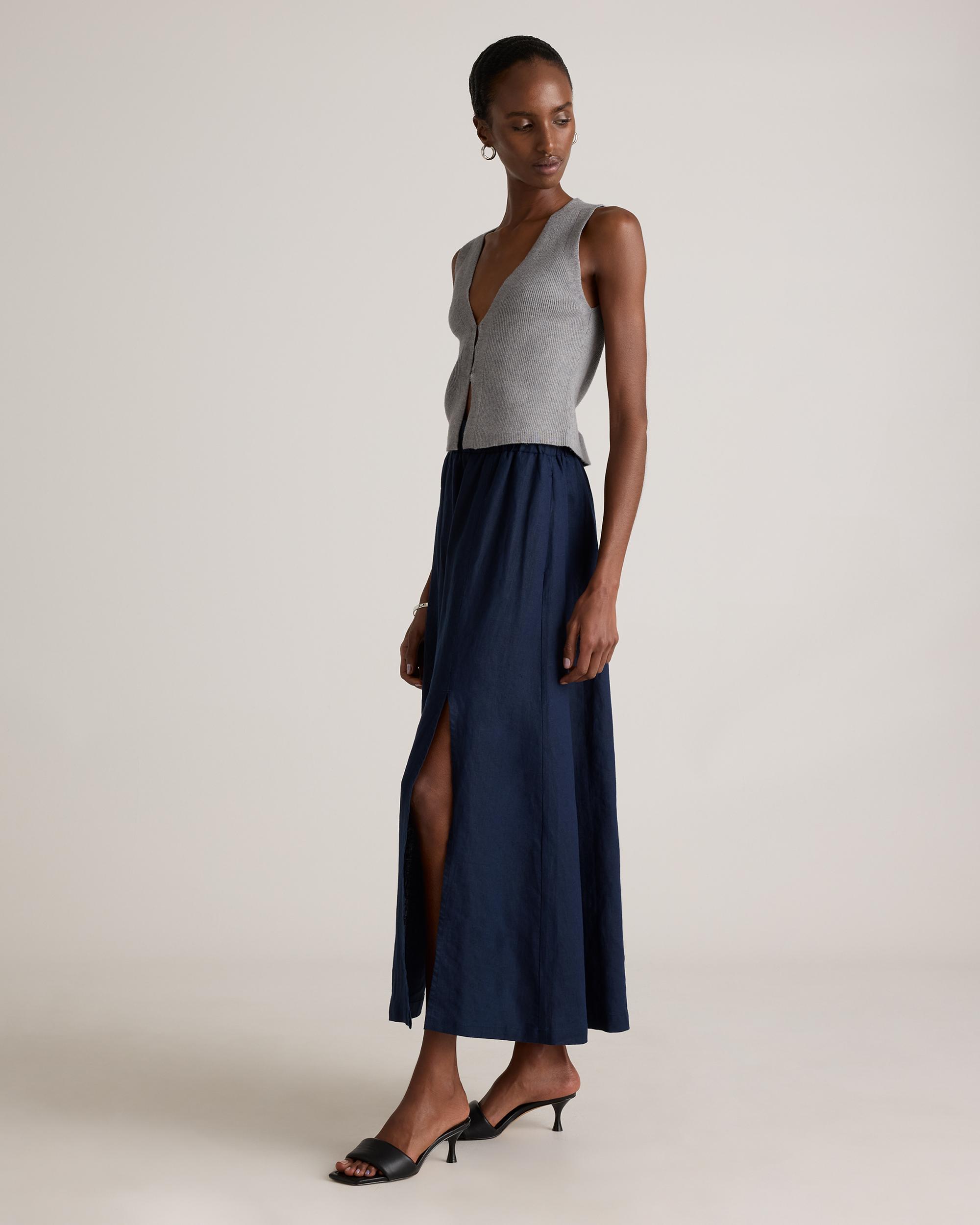 Quince | Women's 100% European Linen Maxi Skirt Size XS Product Image