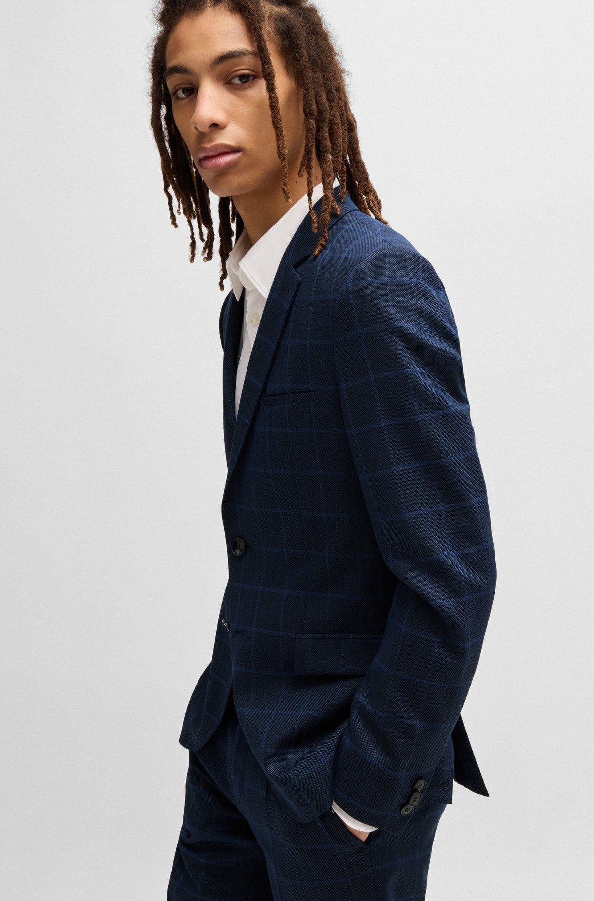 Extra-slim-fit suit jacket in performance-stretch cloth Product Image