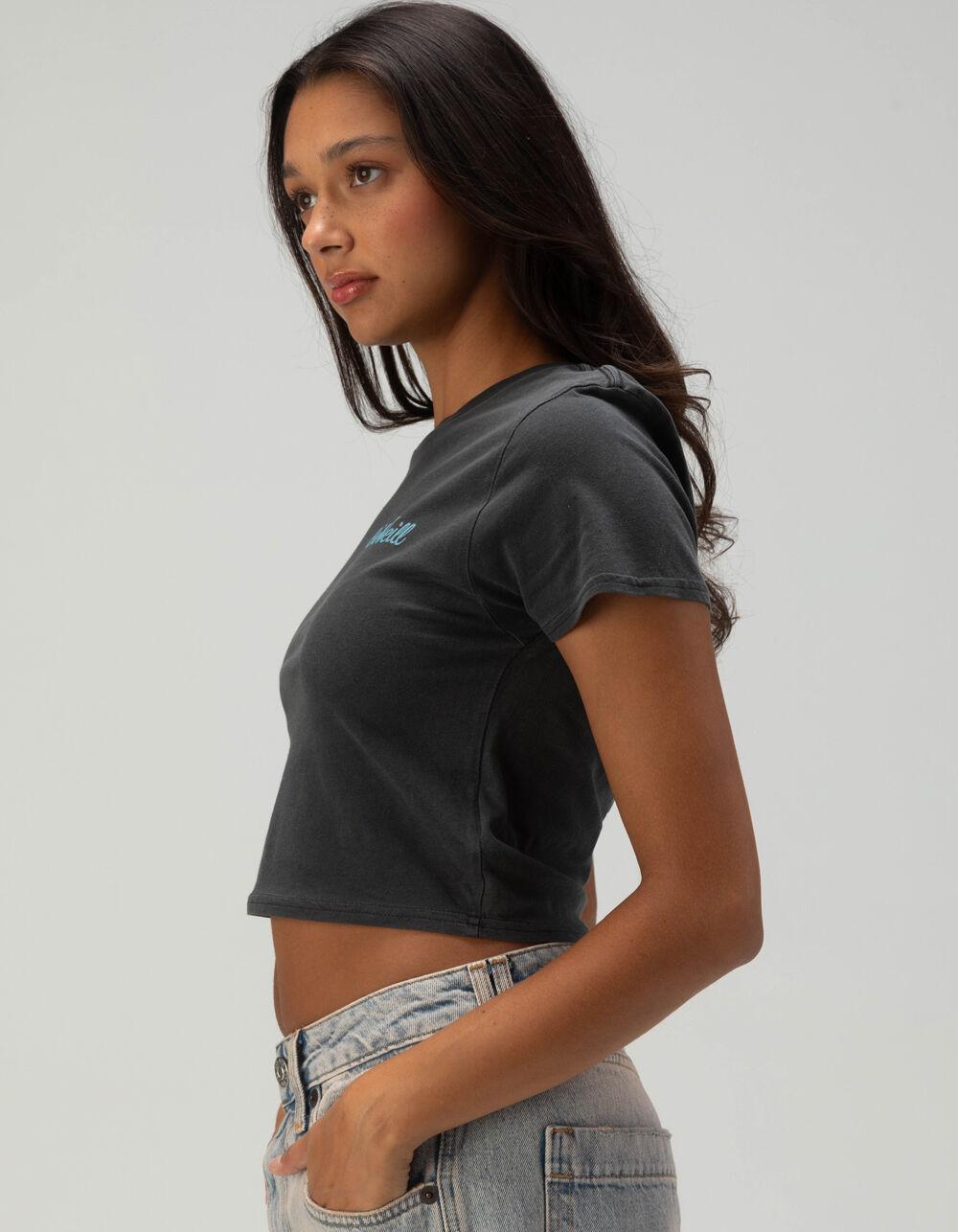 O'NEILL Original Surf Co. Womens Baby Tee - WASHED BLACK Product Image