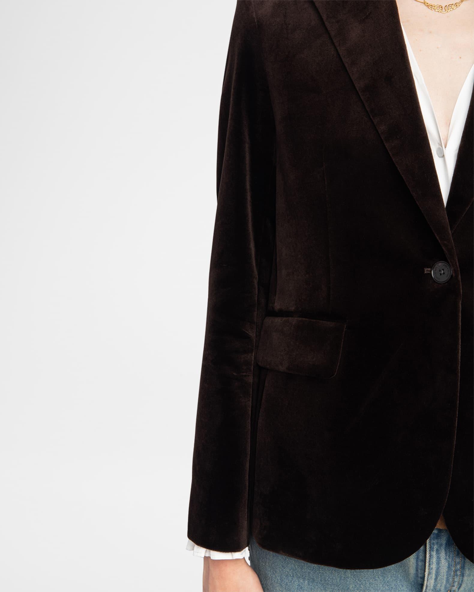 Vavy Velvet Blazer  Product Image