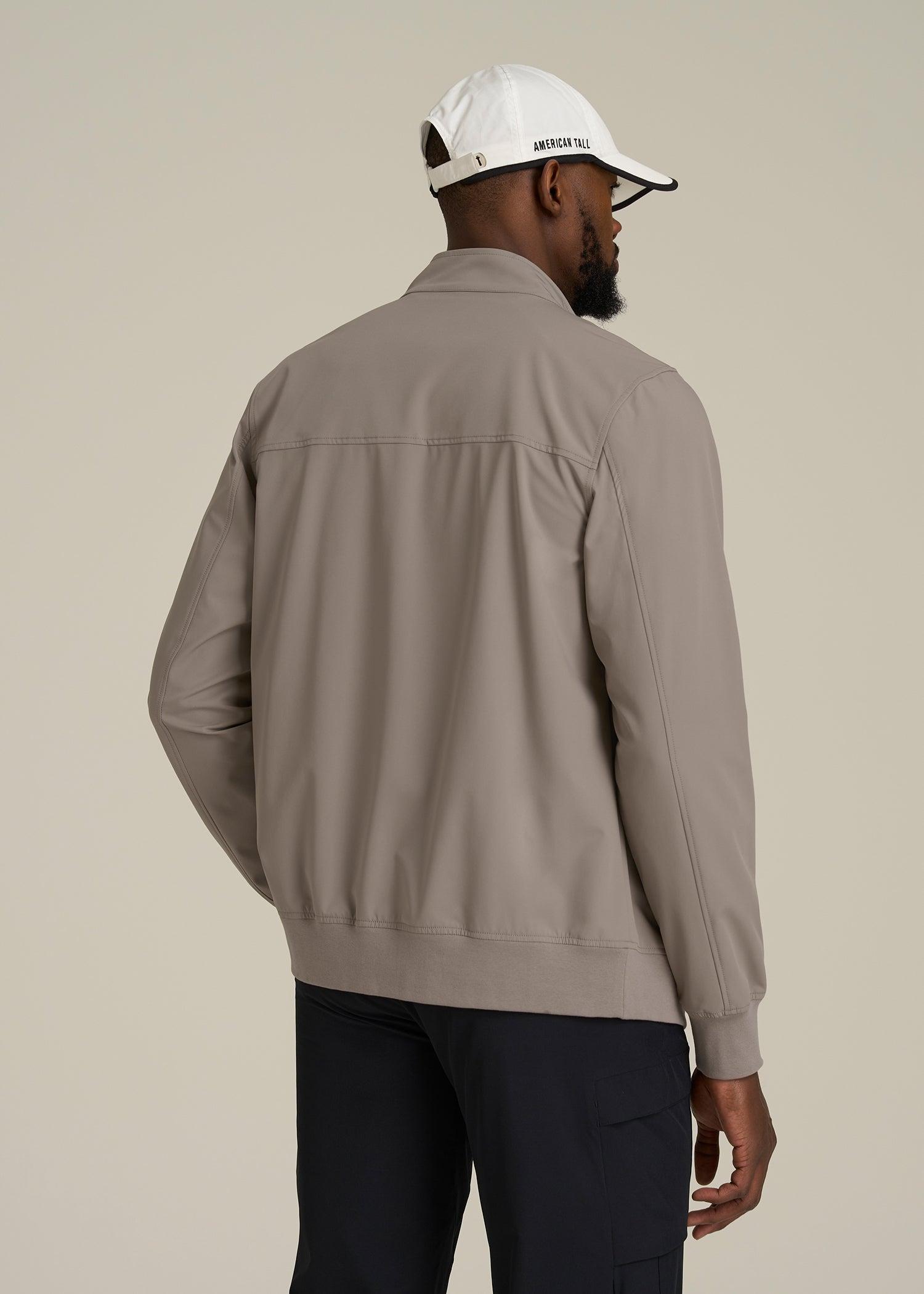 Motion Bomber Jacket for Tall Men in Portobello Male Product Image