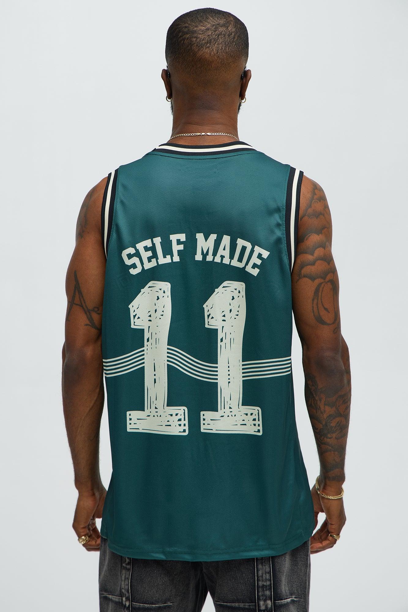 Basketball Jersey Grind Over Glory Tank Top - Green Male Product Image