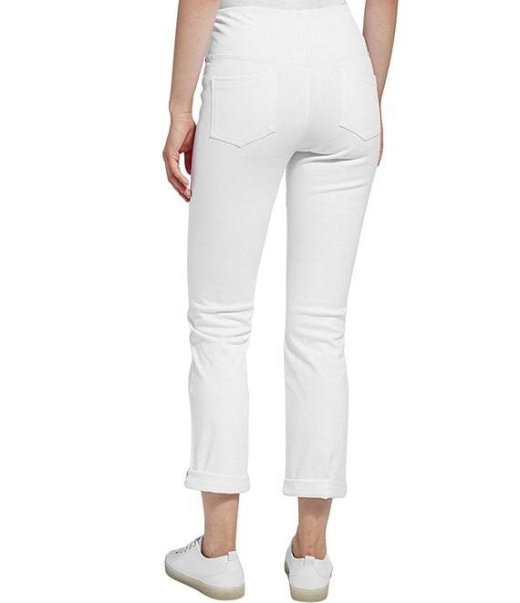 Lysse Boyfriend Cuffed Denim Leggings Product Image