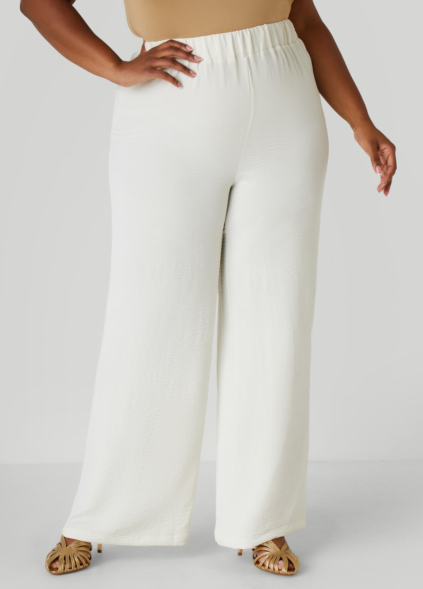 Textured Straight Leg Pants Product Image