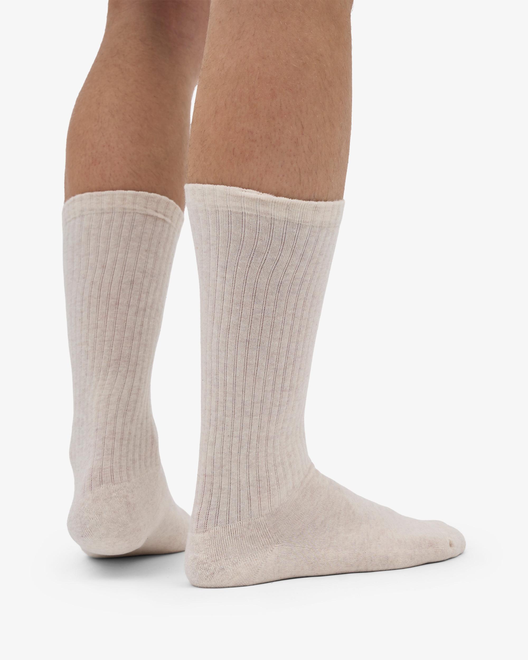Organic Active Sock - Ivory White Product Image