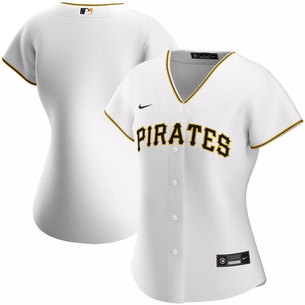 Women's Nike White Pittsburgh Pirates Home Replica Team Jersey,  Product Image