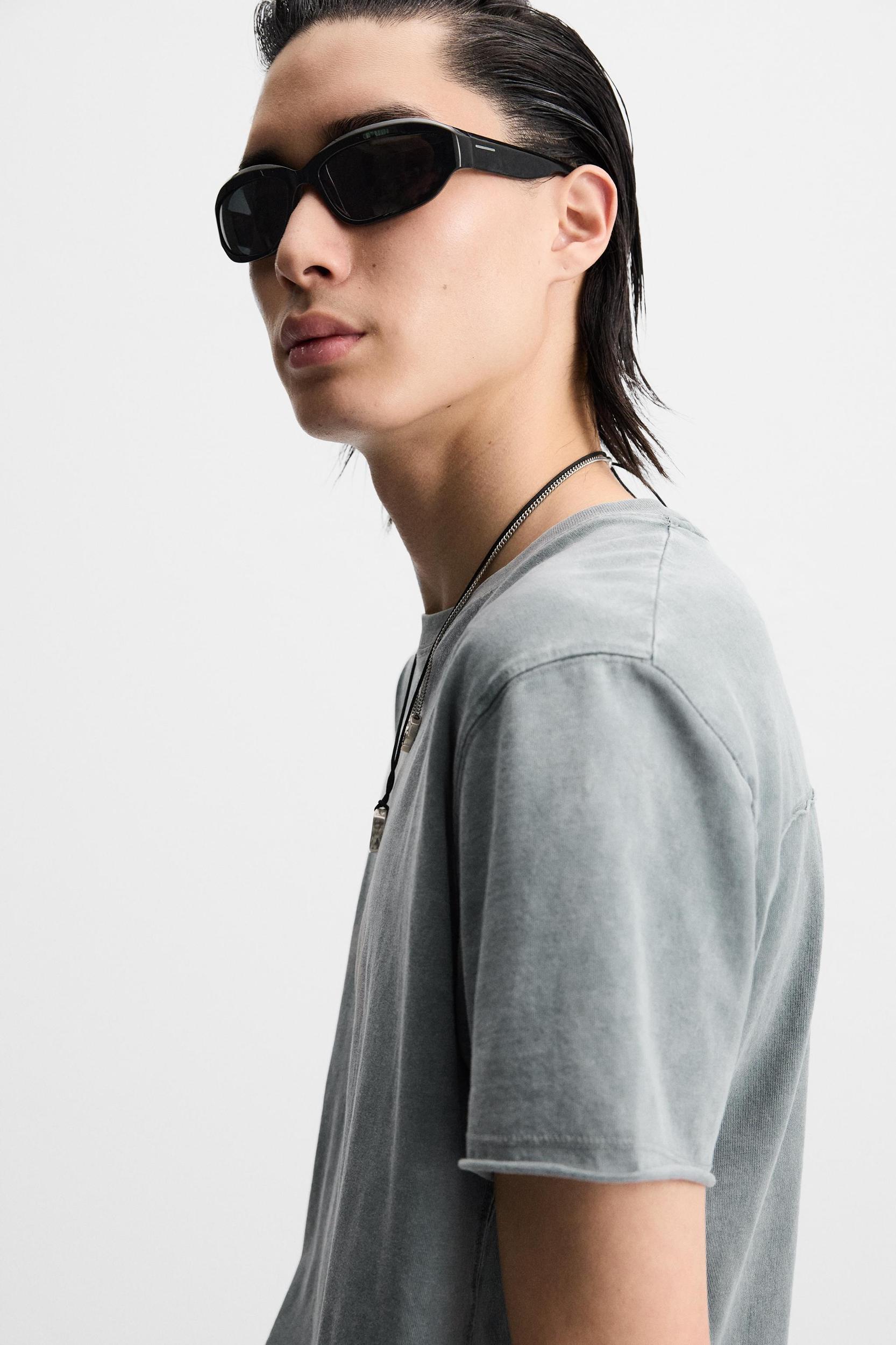 WASHED FLY PRINT T-SHIRT Product Image