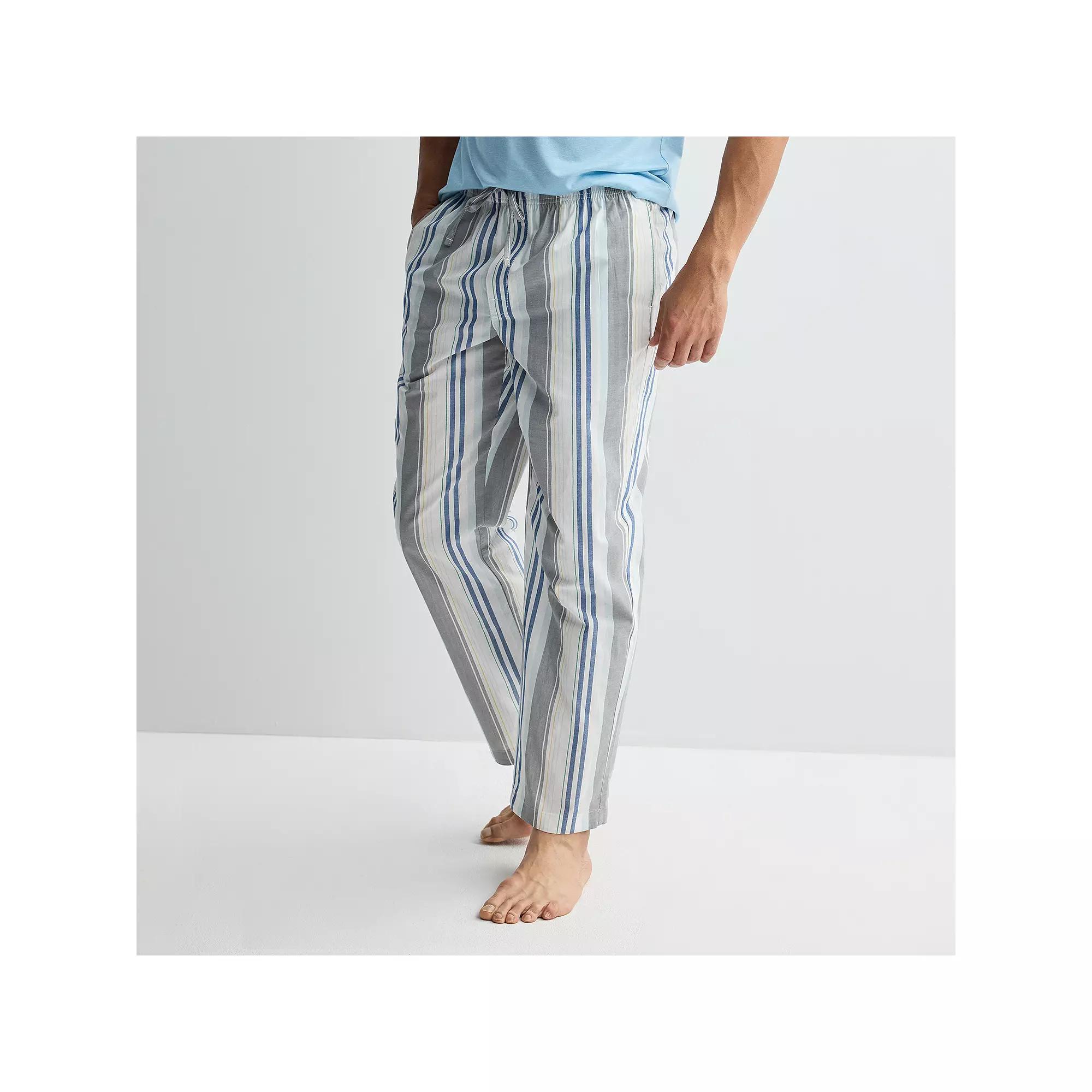 Men's Sonoma Goods For Life® Woven Pajama Pants, Size: Large, Multi Color Stripe Product Image