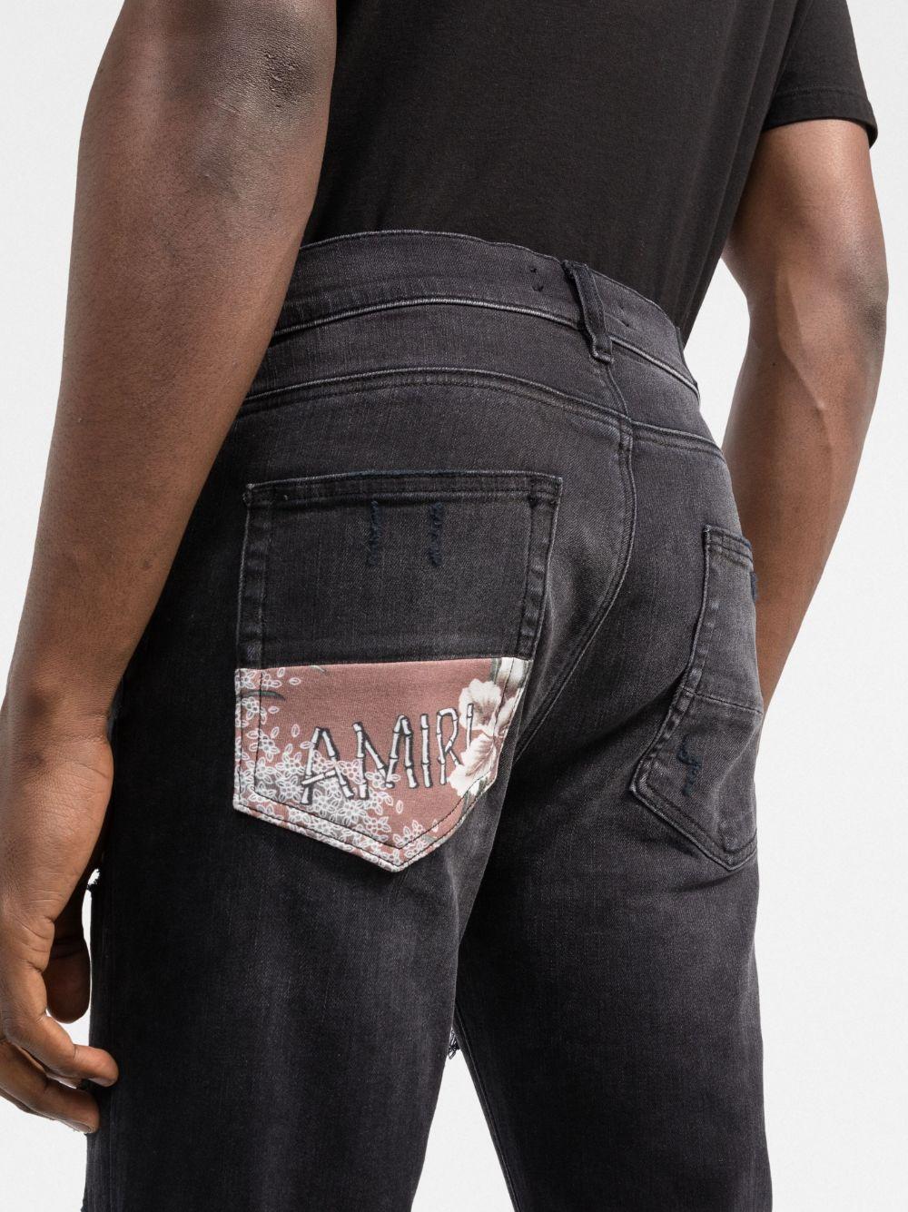 ripped slim-fit jeans Product Image