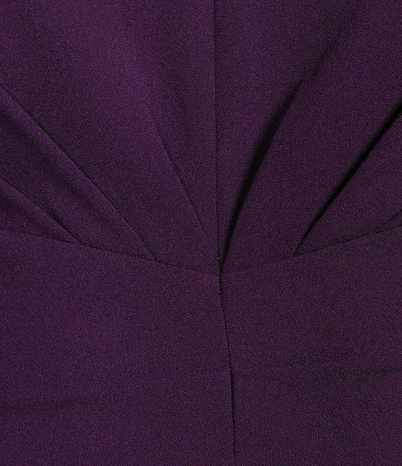 Maggy London Stretch Crew Neck Long Sleeve Dress Product Image