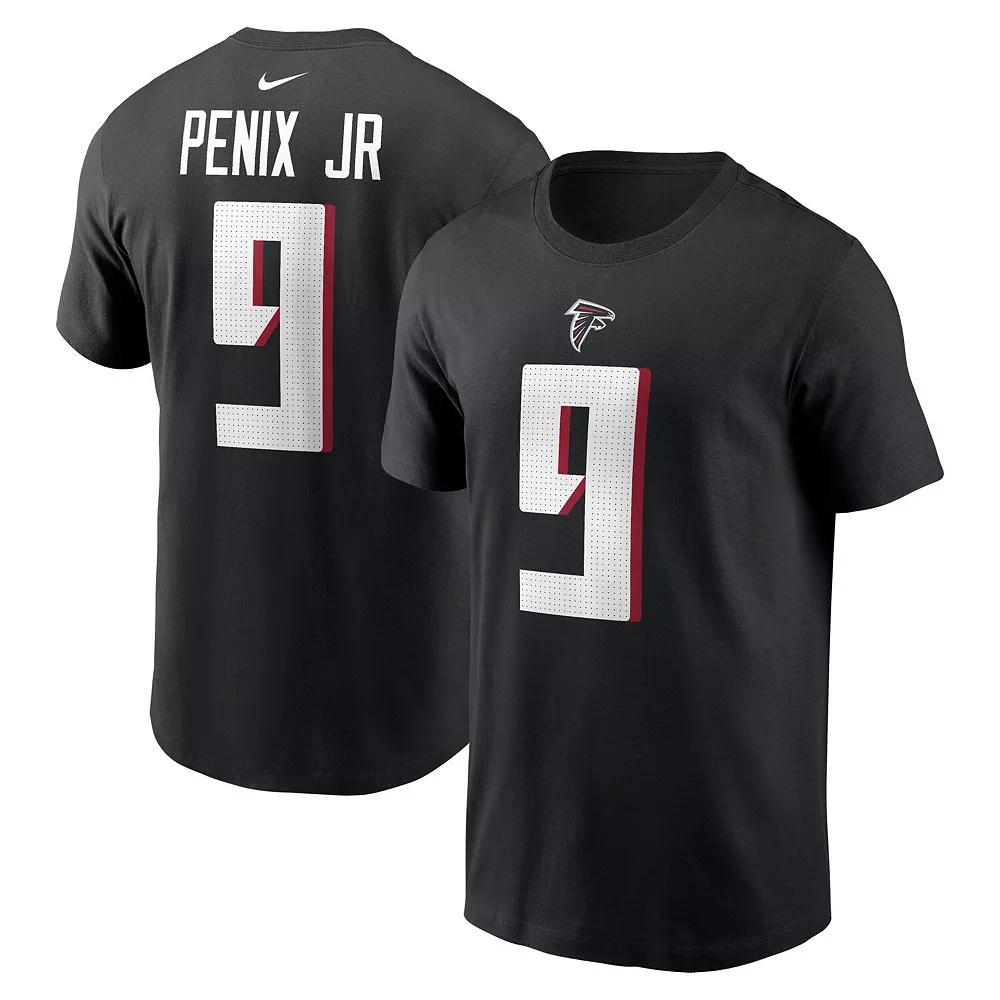 Men's Nike Michael Penix Jr. Black Atlanta Falcons 2024 NFL Draft First Round Pick Name & Number T-Shirt,  Product Image