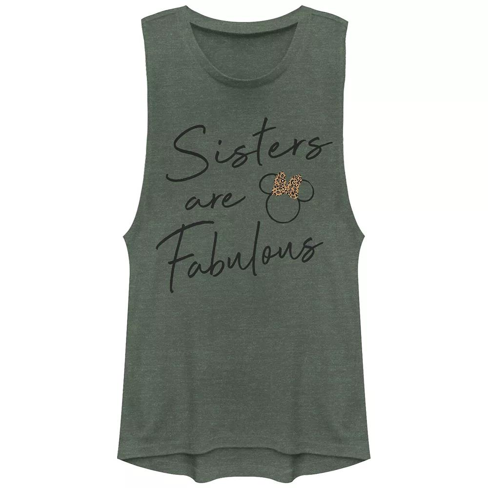 Disney's Minnie Mouse Sisters Are Fabulous Juniors' Graphic Tank Top, Girl's,  Product Image