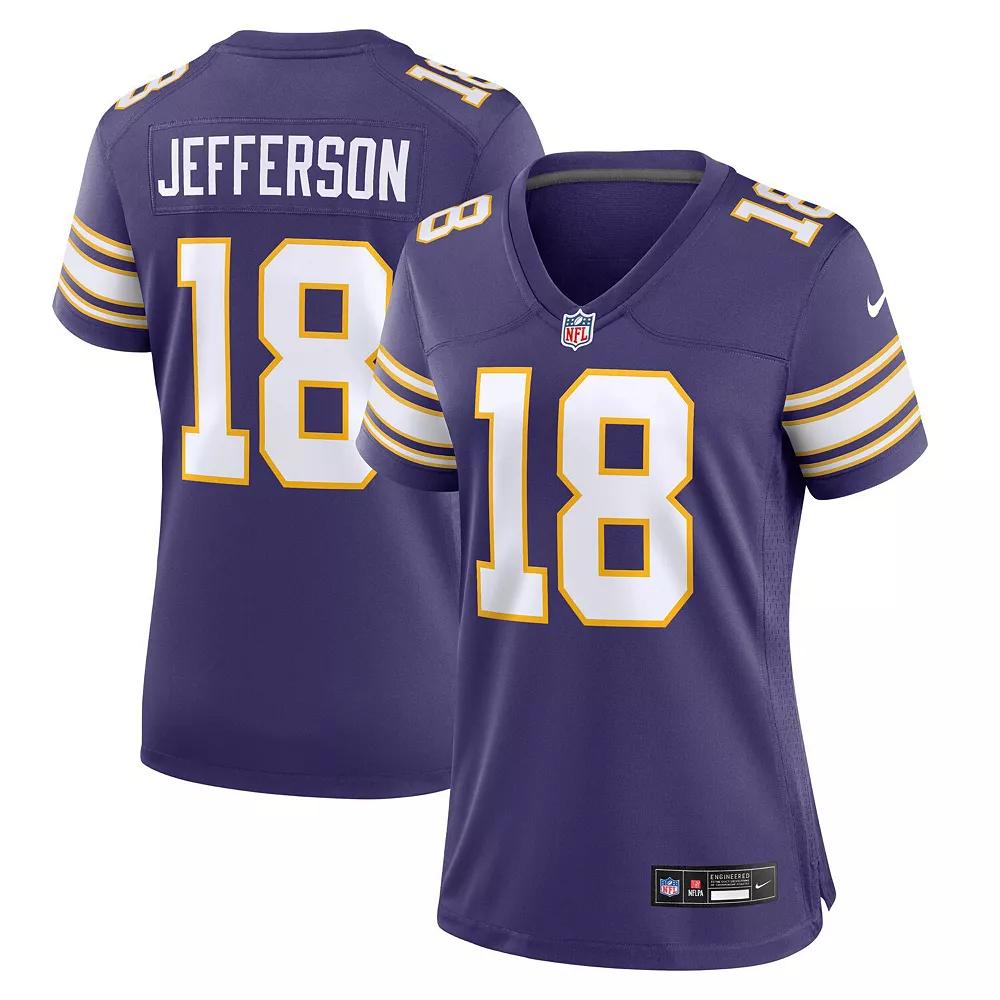Women's Nike Justin Jefferson Purple Minnesota Vikings Player Jersey,  Product Image