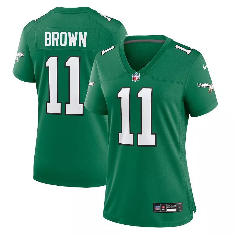 Women's Nike A.J. Brown Kelly Green Philadelphia Eagles Player Jersey,  Product Image