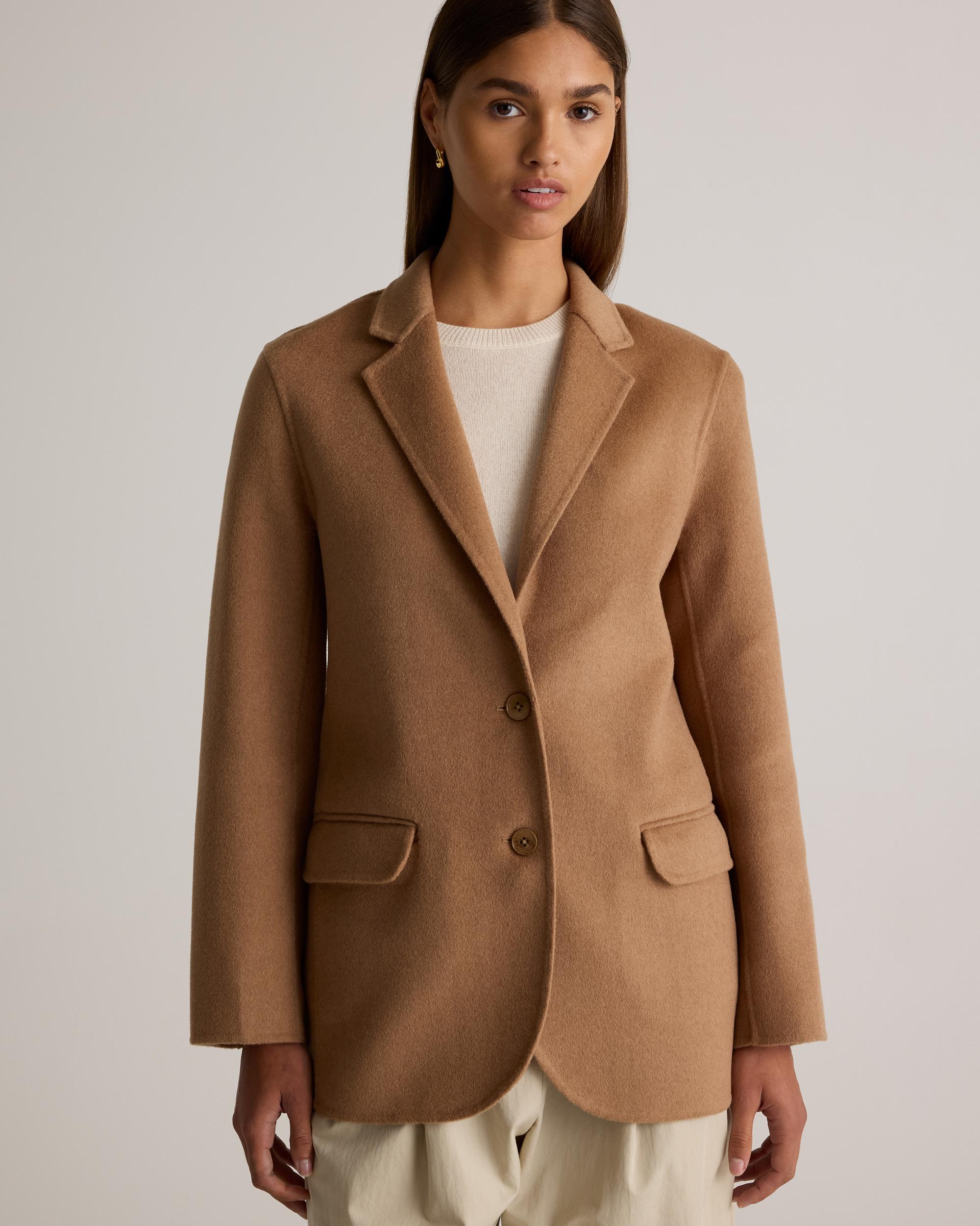 Quince | Women's Double-Faced Merino Wool Soft Blazer Size XS, Wool/Nylon Product Image