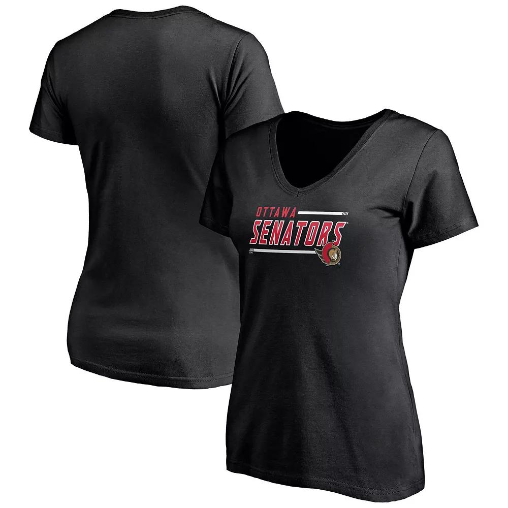 Women's Fanatics Branded Black Ottawa Senators Plus  Product Image
