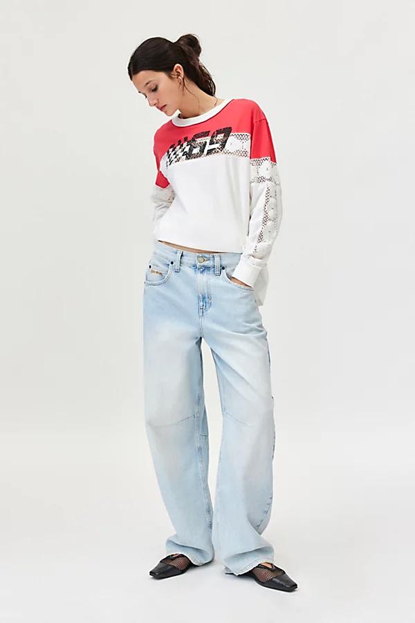 BDG Logan Buckle Baggy Barrel Jean Womens at Urban Outfitters Product Image
