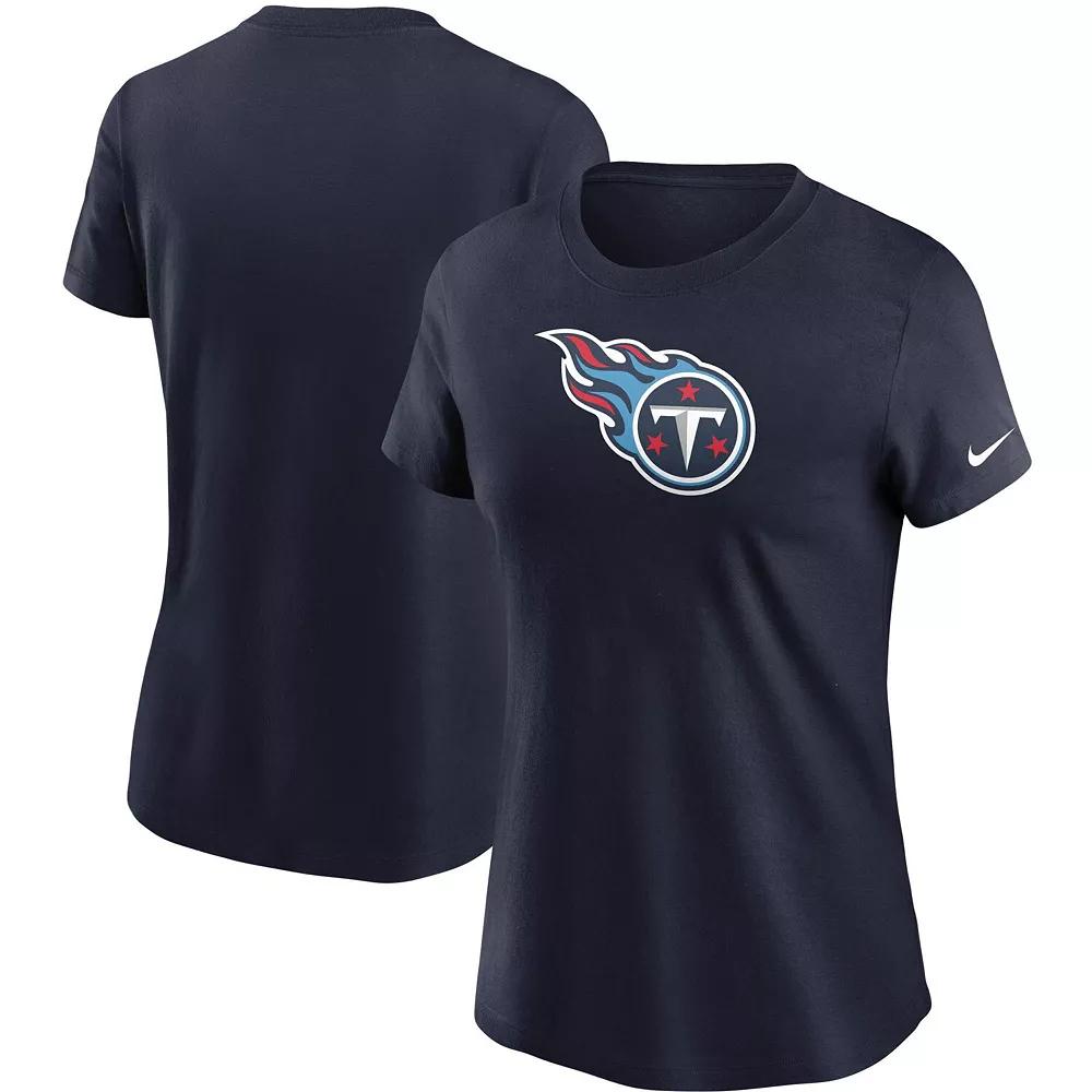 Women's Nike Navy Tennessee Titans Logo Essential T-Shirt,  Product Image