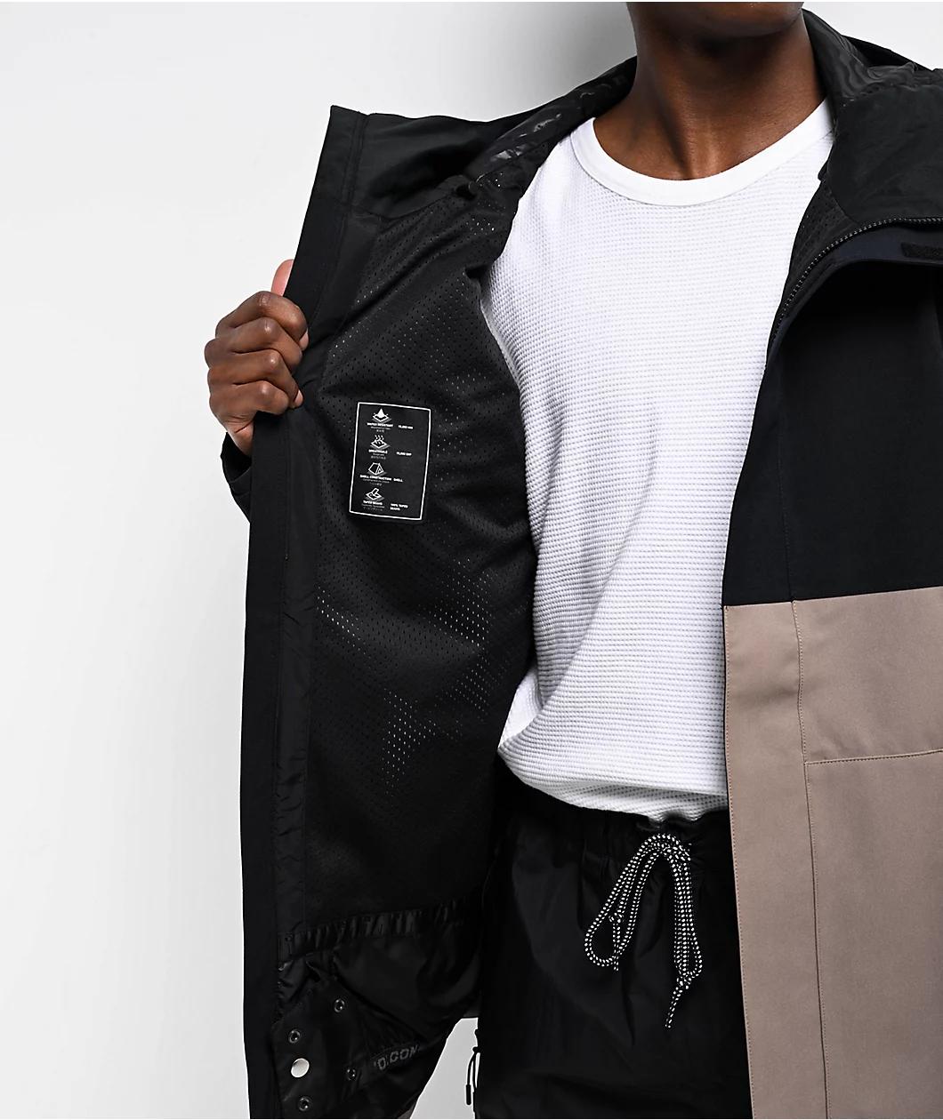 Volcom Brighton Chestnut Brown 15K Anorak Snowboard Jacket Product Image