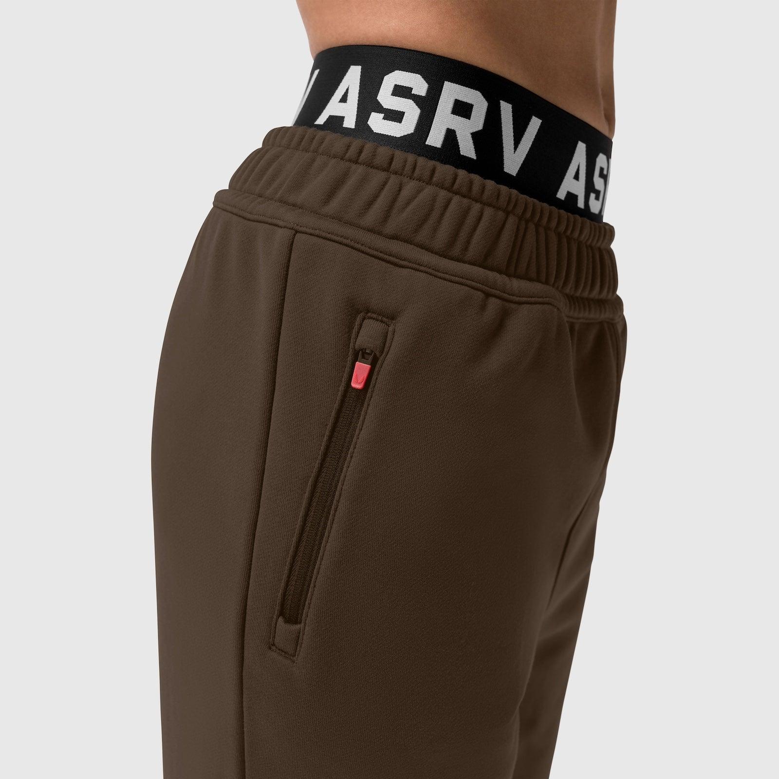 W039. Lycra® Hybrid Sports Bra - Dark Earth Product Image