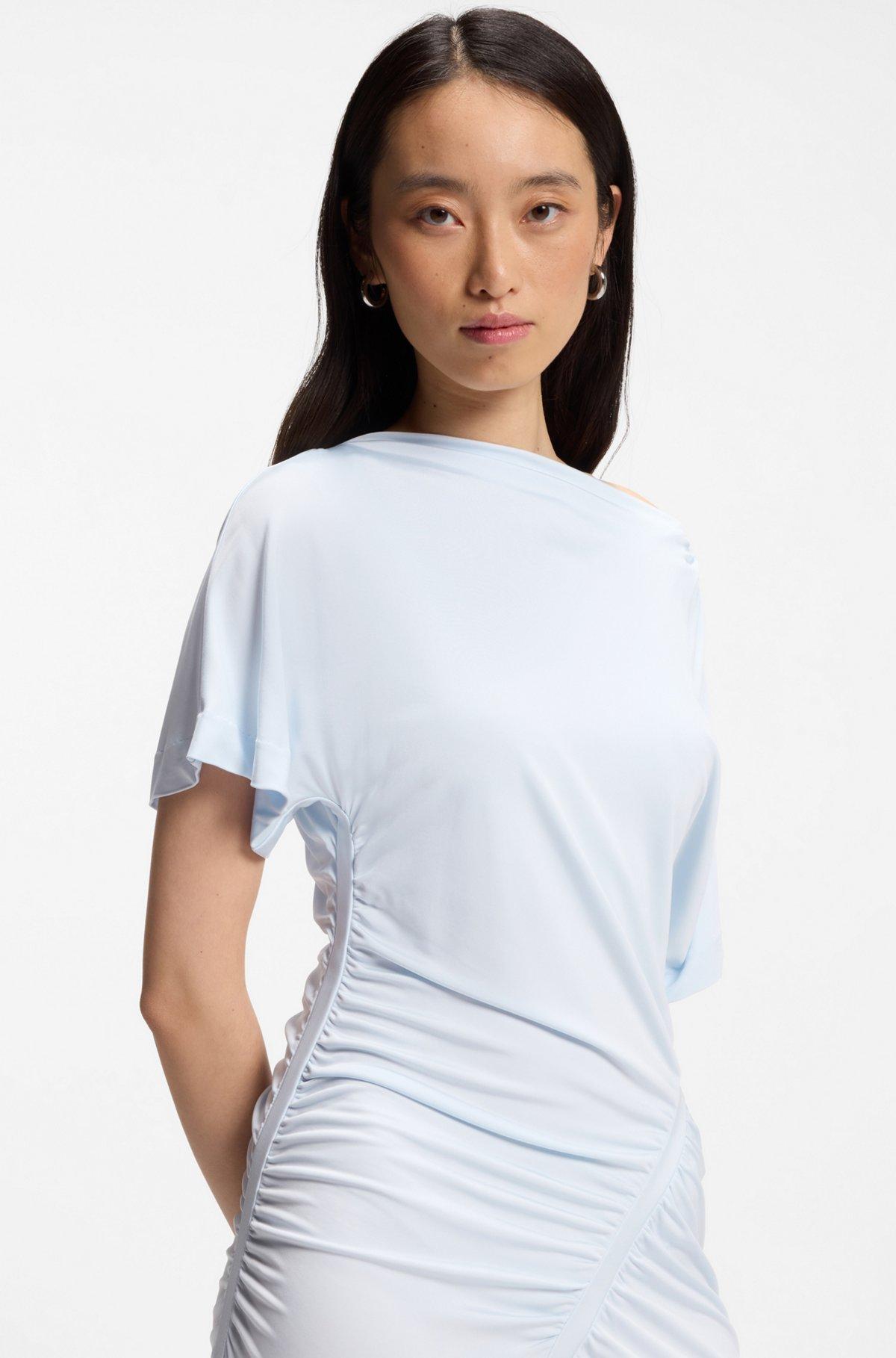 Gathered-detail dress in a slim fit Product Image