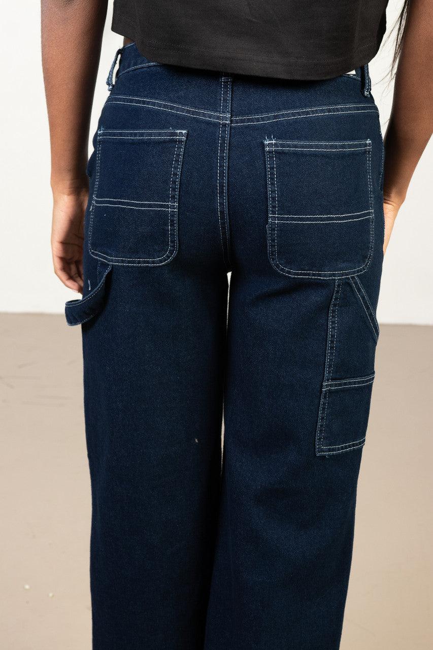 Dark Wash Carpenter Jeans Product Image