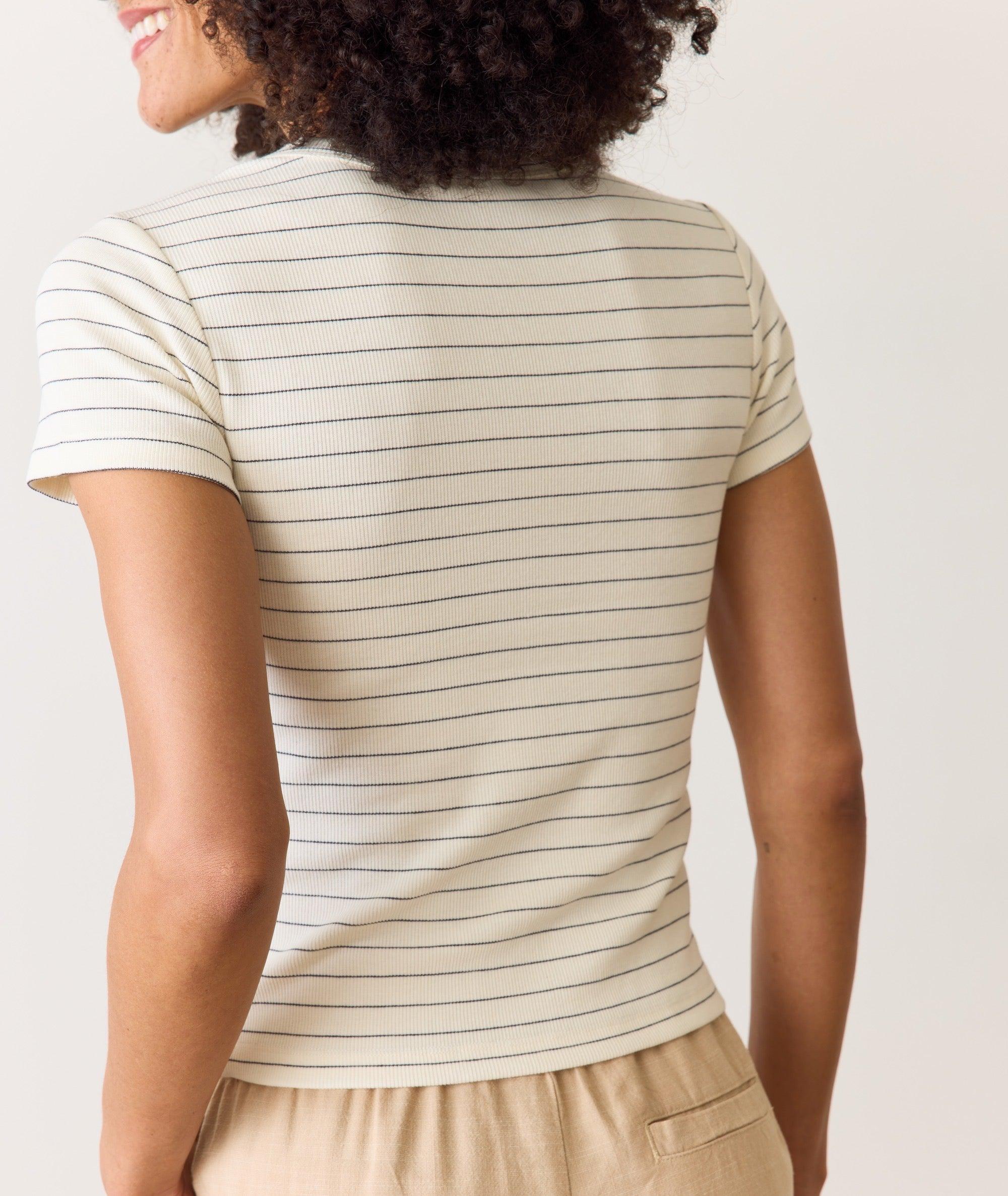 Lexi Rib Sun-In Crew Tee Product Image