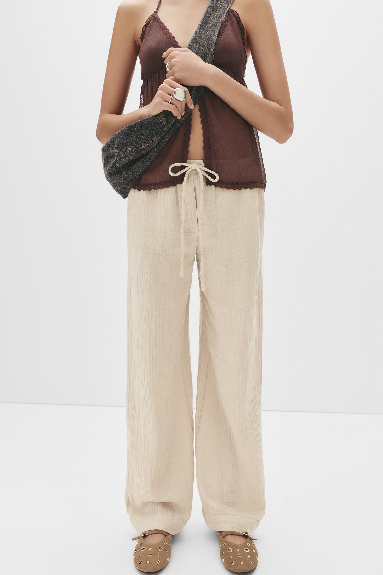 Rustic textured pants Product Image