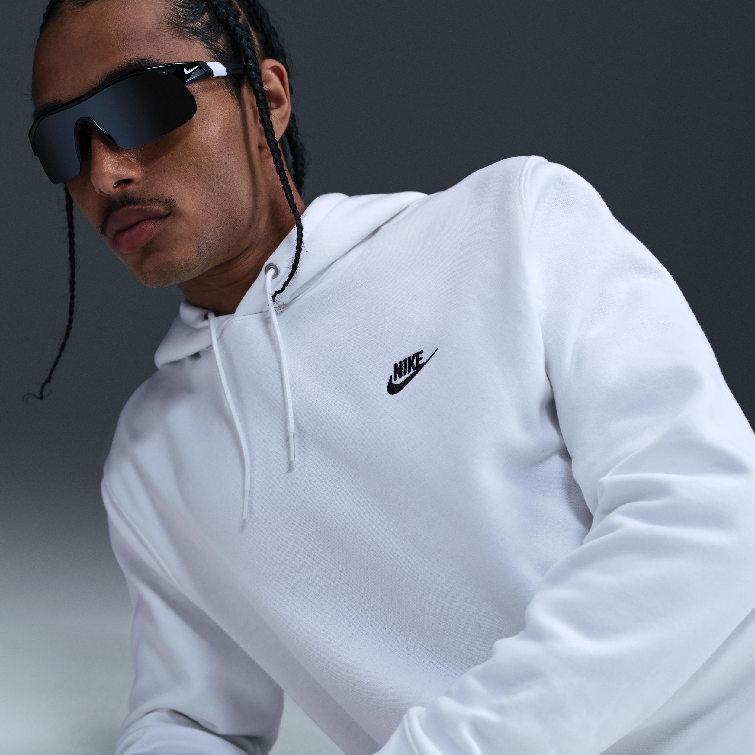 Nike Mens Club Pullover Fleece Hoodie | FN3859-100 Product Image