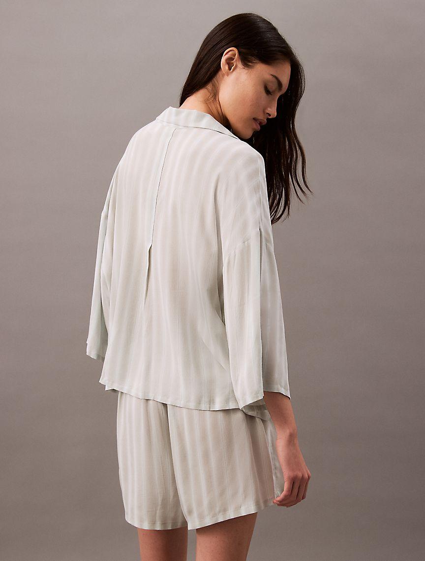 Woven Viscose Sleep Shorts Product Image