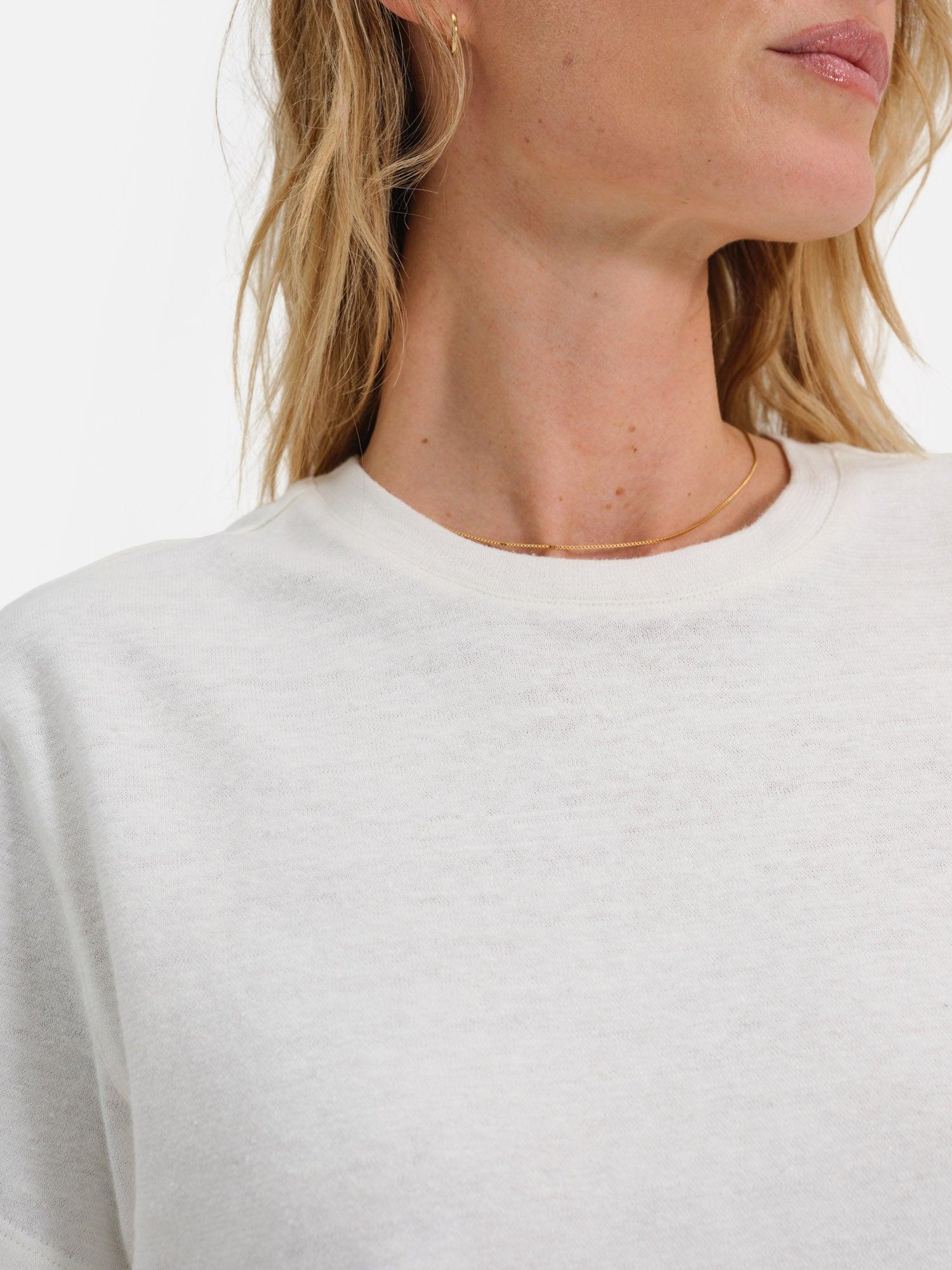Regenerative Hemp Relaxed Crop Tee Female Product Image