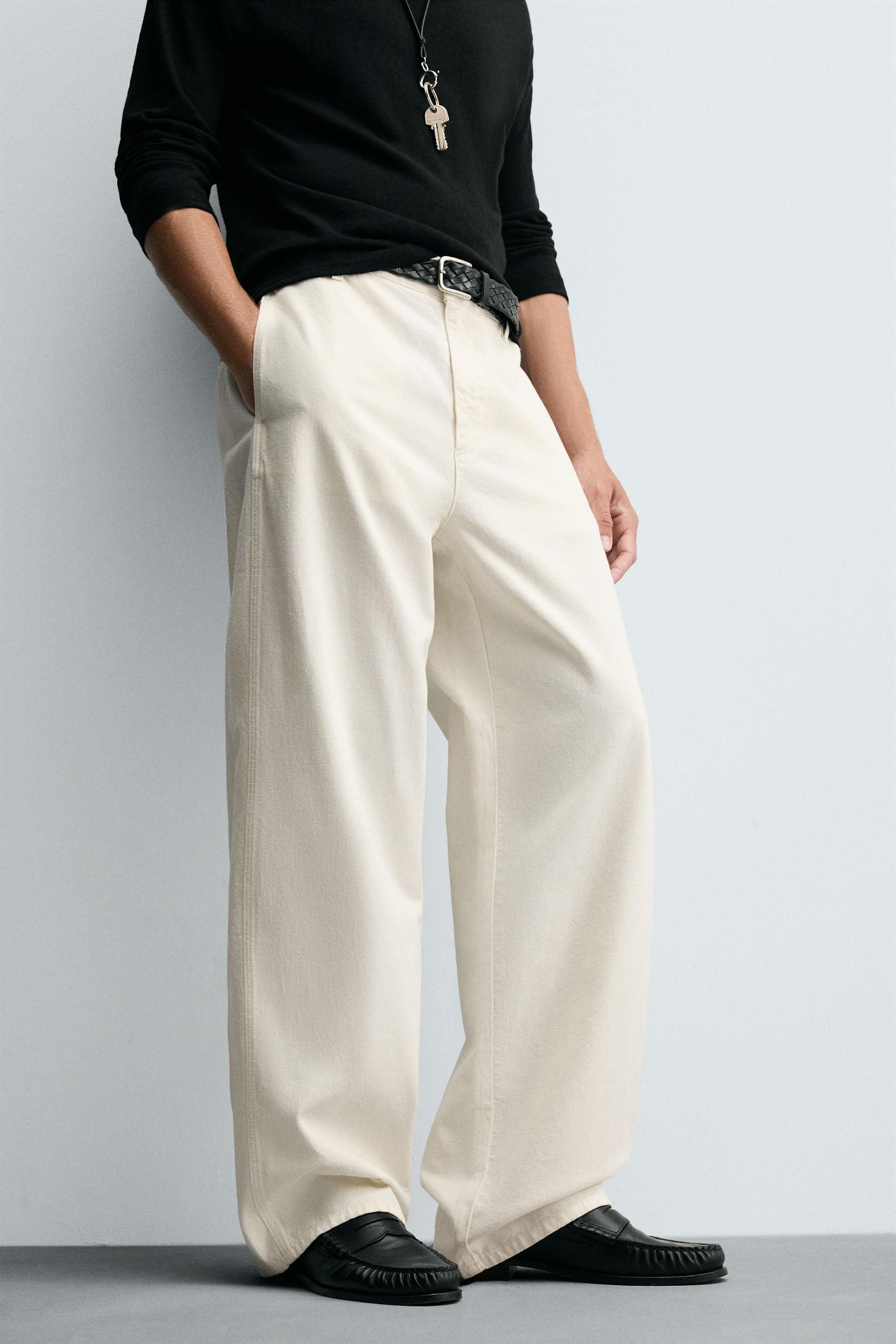 COTTON HEMP CHINO PANTS Product Image