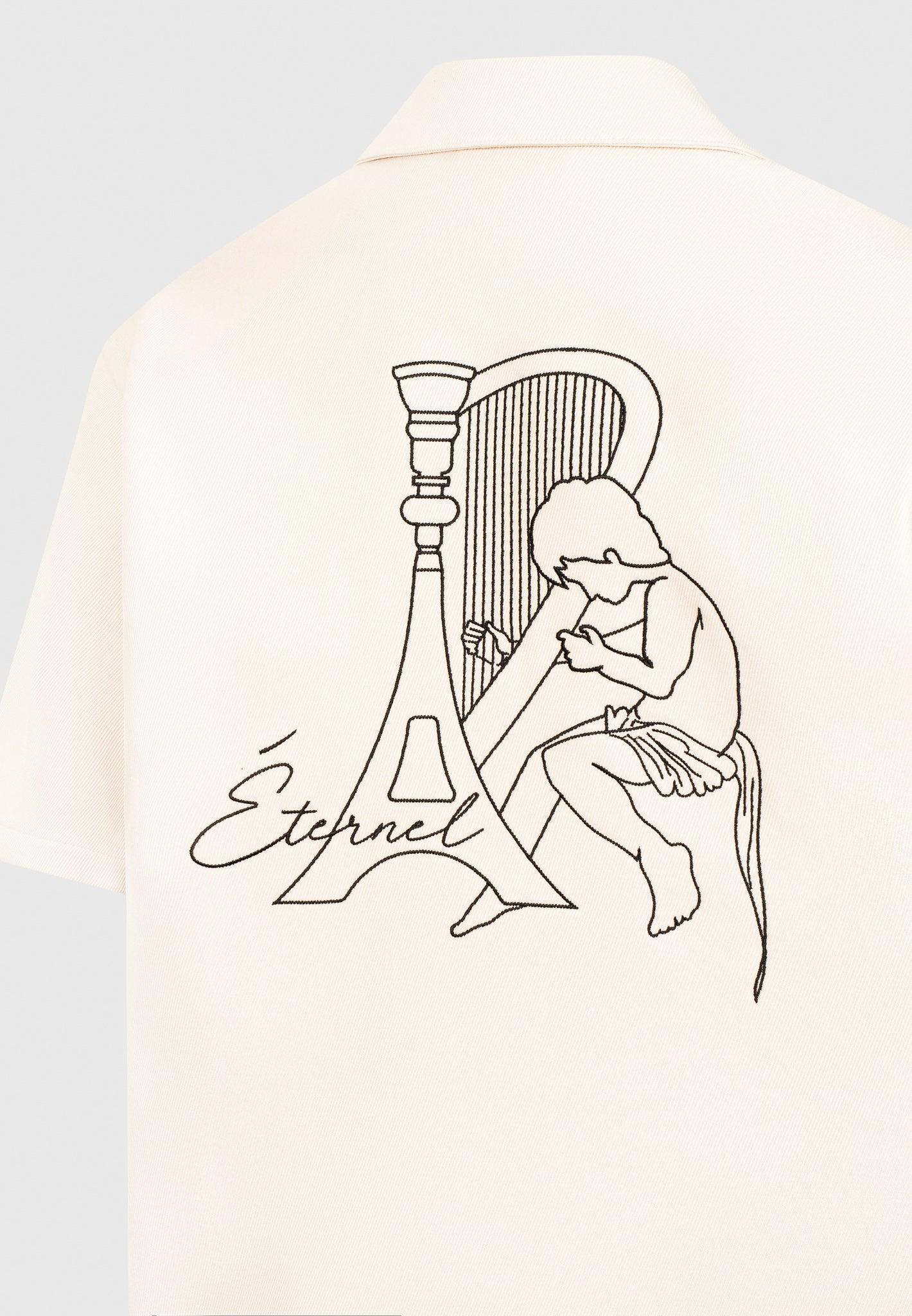 Eiffel Twill Shirt - Cream Male Product Image