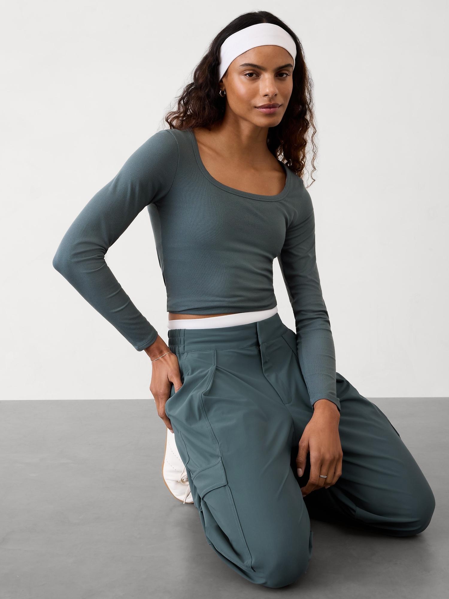 Signature Rib Square Neck Top Product Image