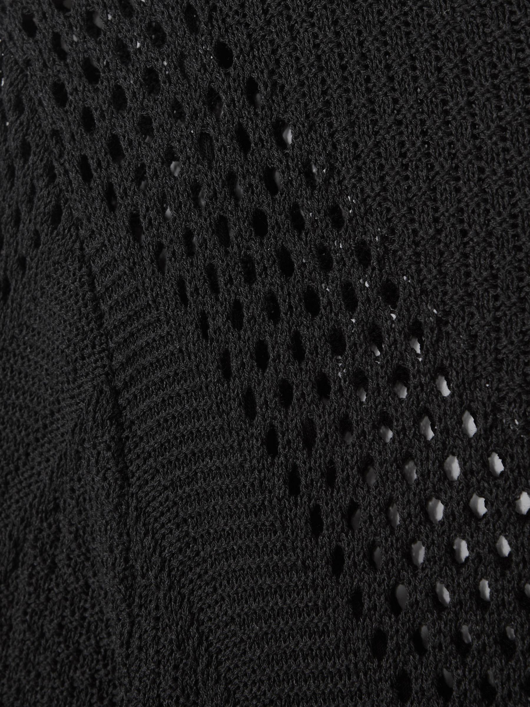 Florere Crochet Midi Dress in Black Product Image