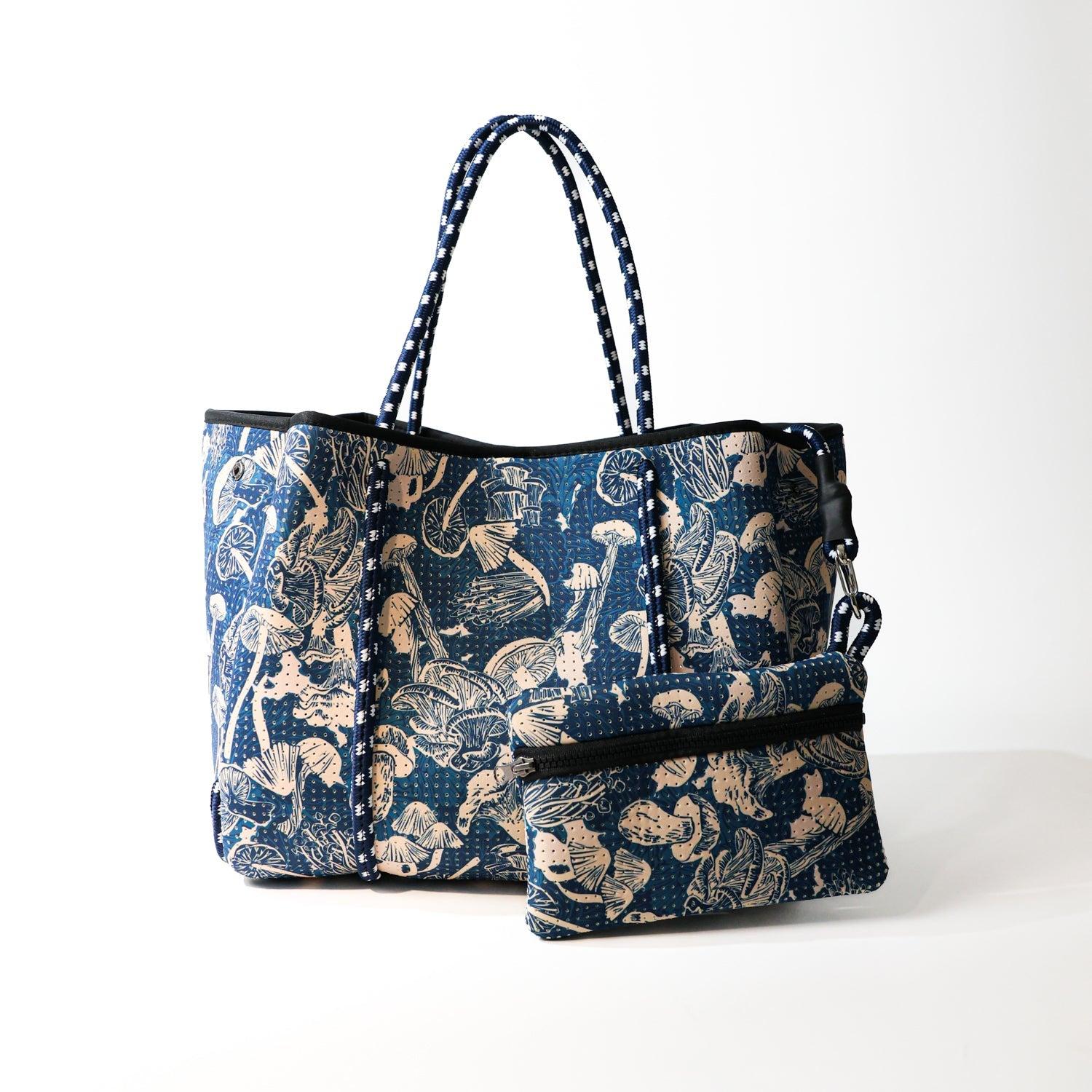 EVERYDAY TOTE SHROOMS TEAL Product Image