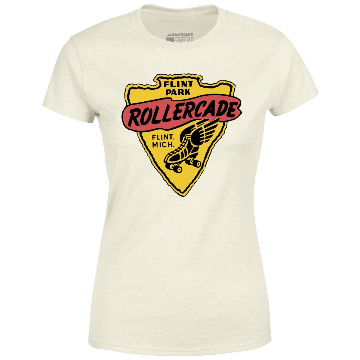 Flint Park Rollercade - Flint, MI - Vintage Roller Rink - Women's T-Shirt Female Product Image