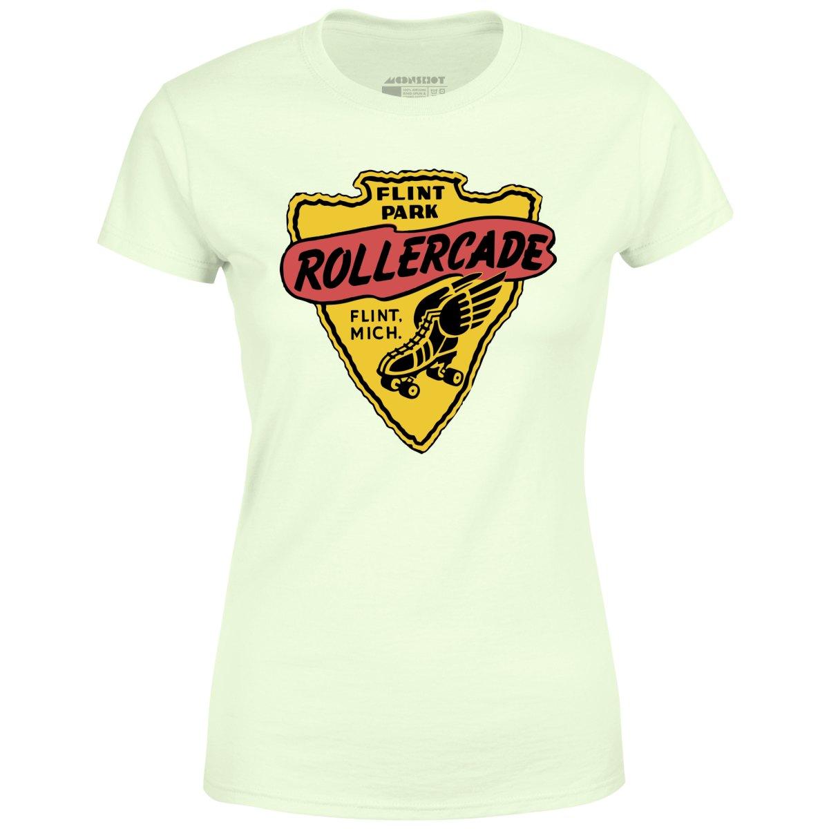 Flint Park Rollercade - Flint, MI - Vintage Roller Rink - Women's T-Shirt Female Product Image