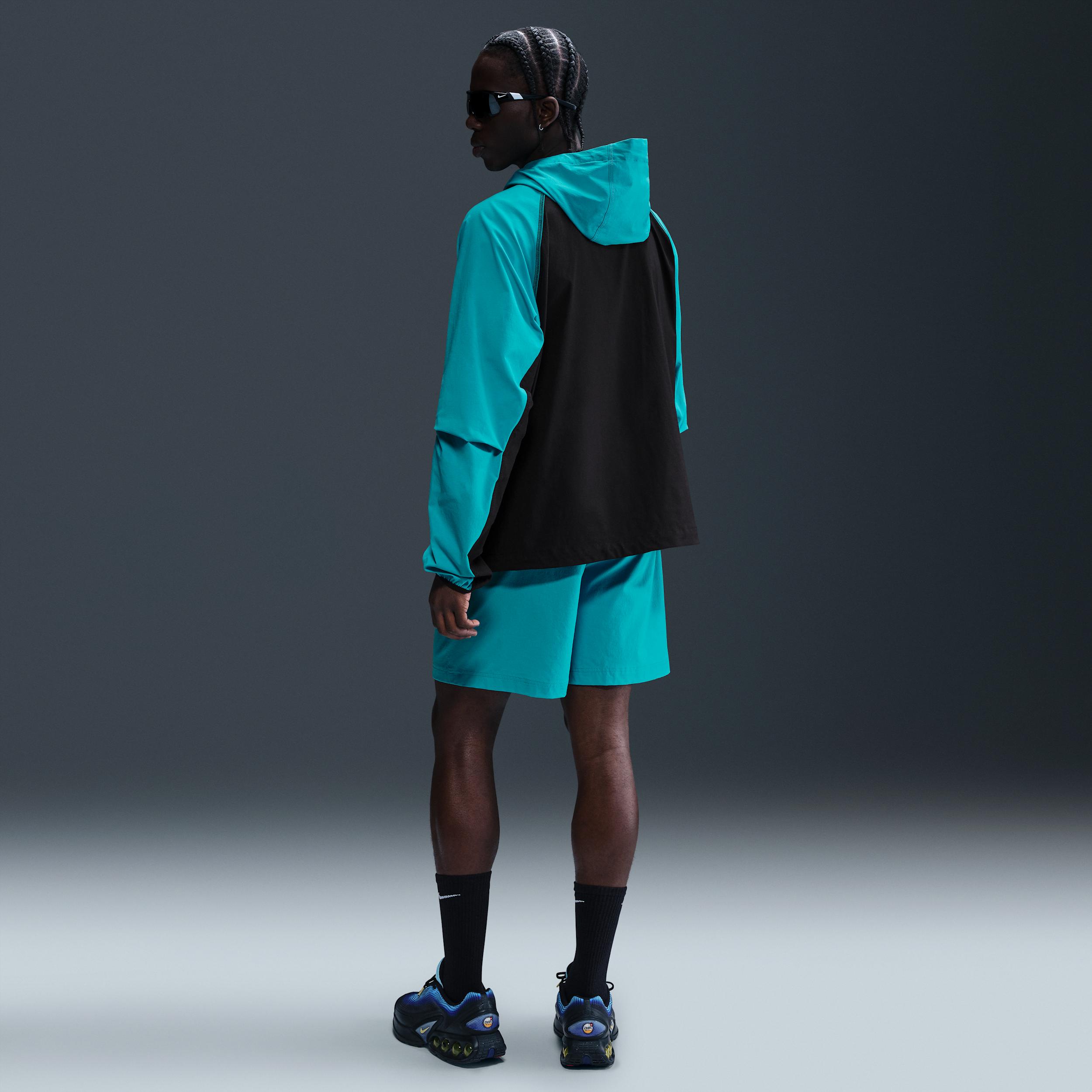 Nike Mens Tech Windrunner Woven Full-Zip Jacket in Dusty Cactus/Black Product Image