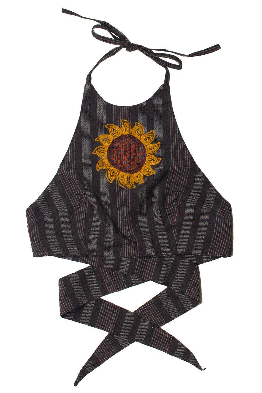 Sunflower Woven Tie Back Halter Top Product Image