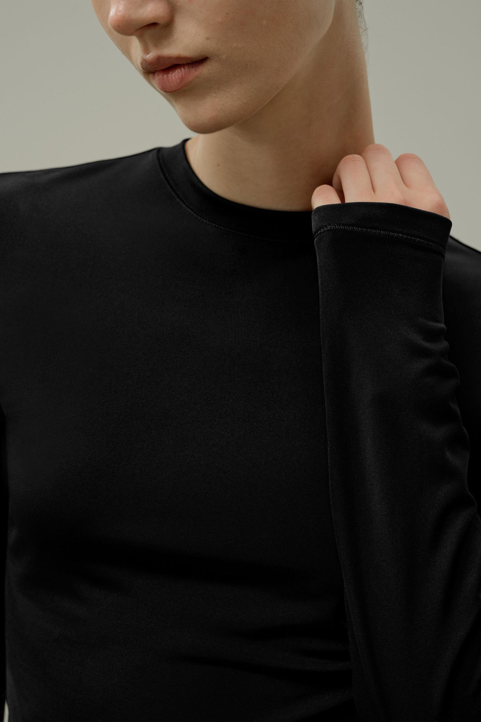 Silk Breeze Jersey Long Sleeve Slinky Top Product Image