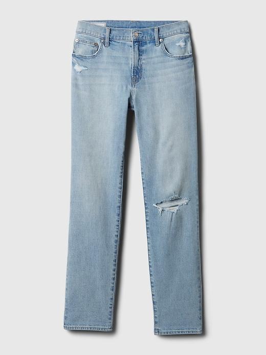 Mid Rise Girlfriend Jeans Product Image