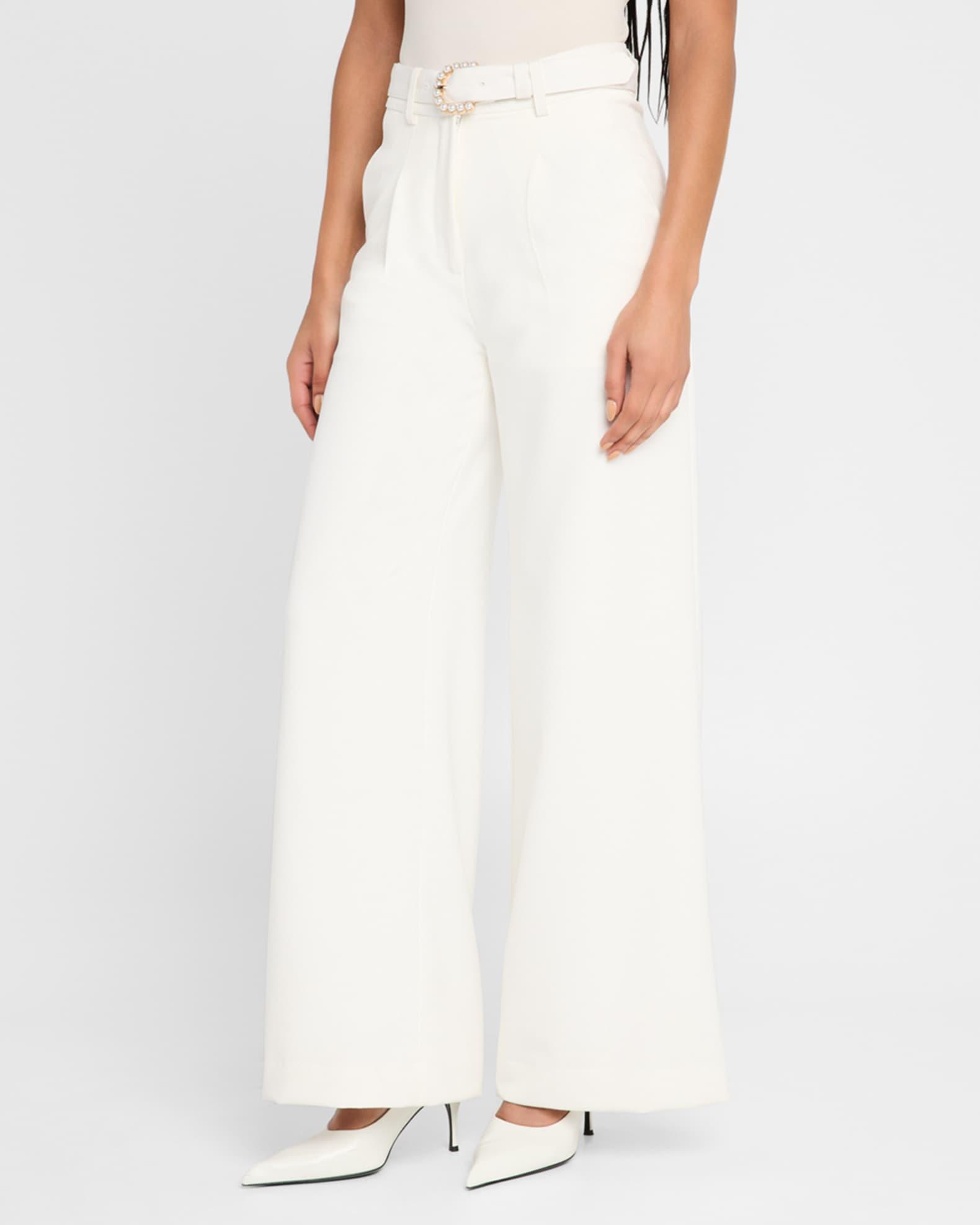 Alexia Belted Wide-Leg Pants Product Image
