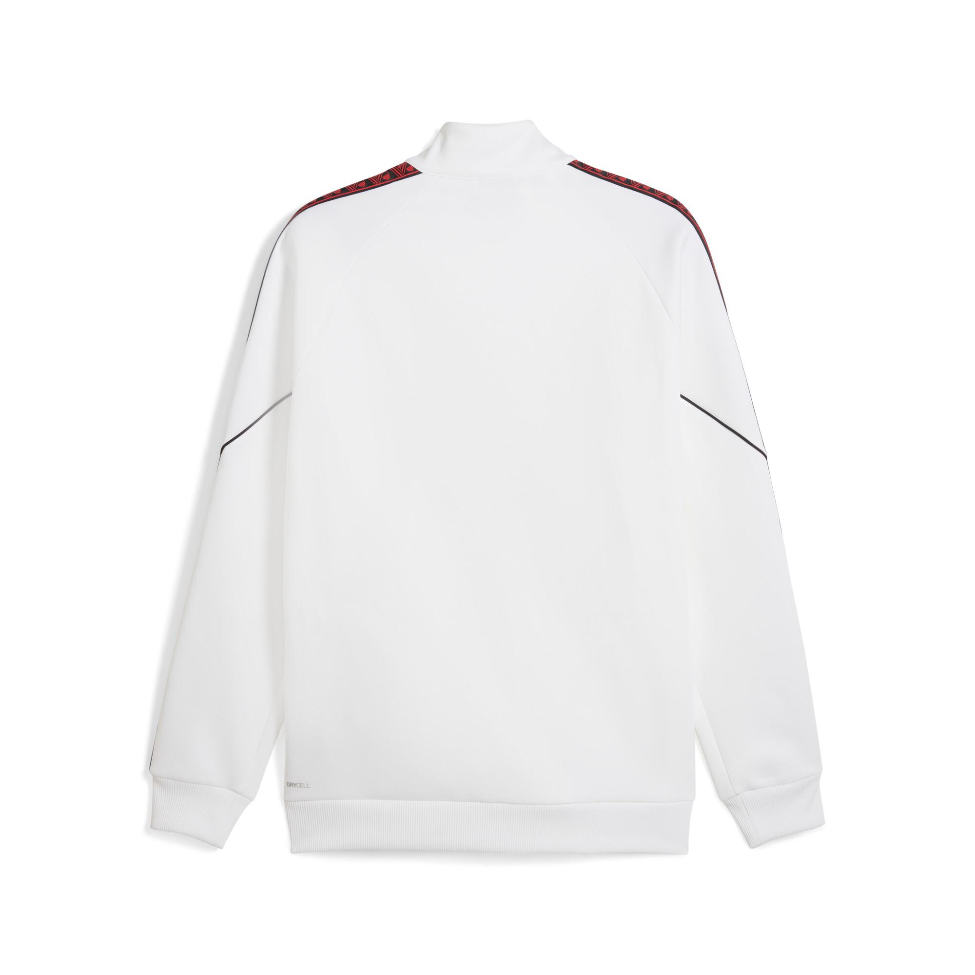 PUMA AC Milan KING Anthem Jacket Men in White/For All Time Red Product Image