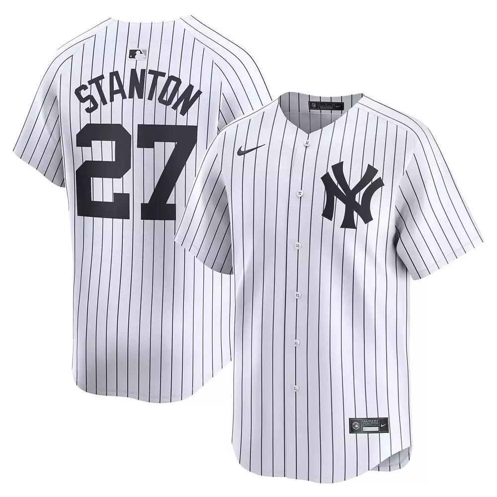 Men's Nike Giancarlo Stanton White New York Yankees Home Limited Player Jersey,  Product Image