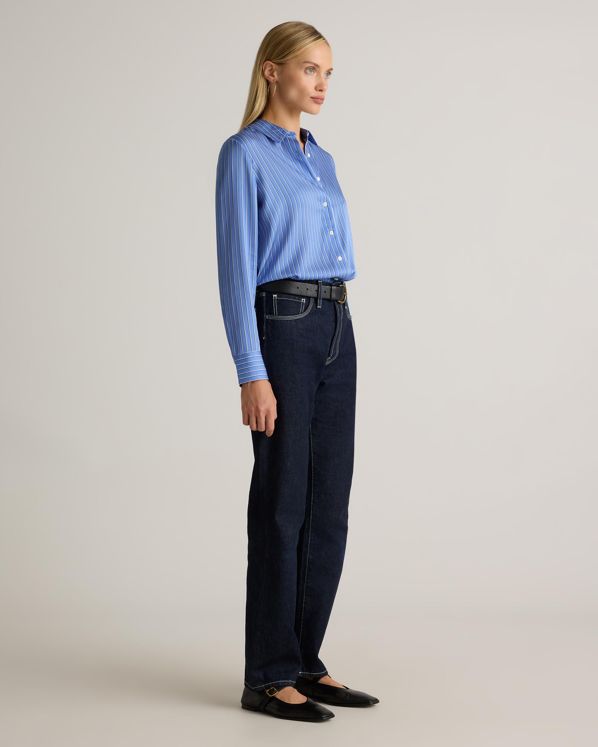 Quince | Women's Washable Stretch Silk Blouse Size XS Product Image