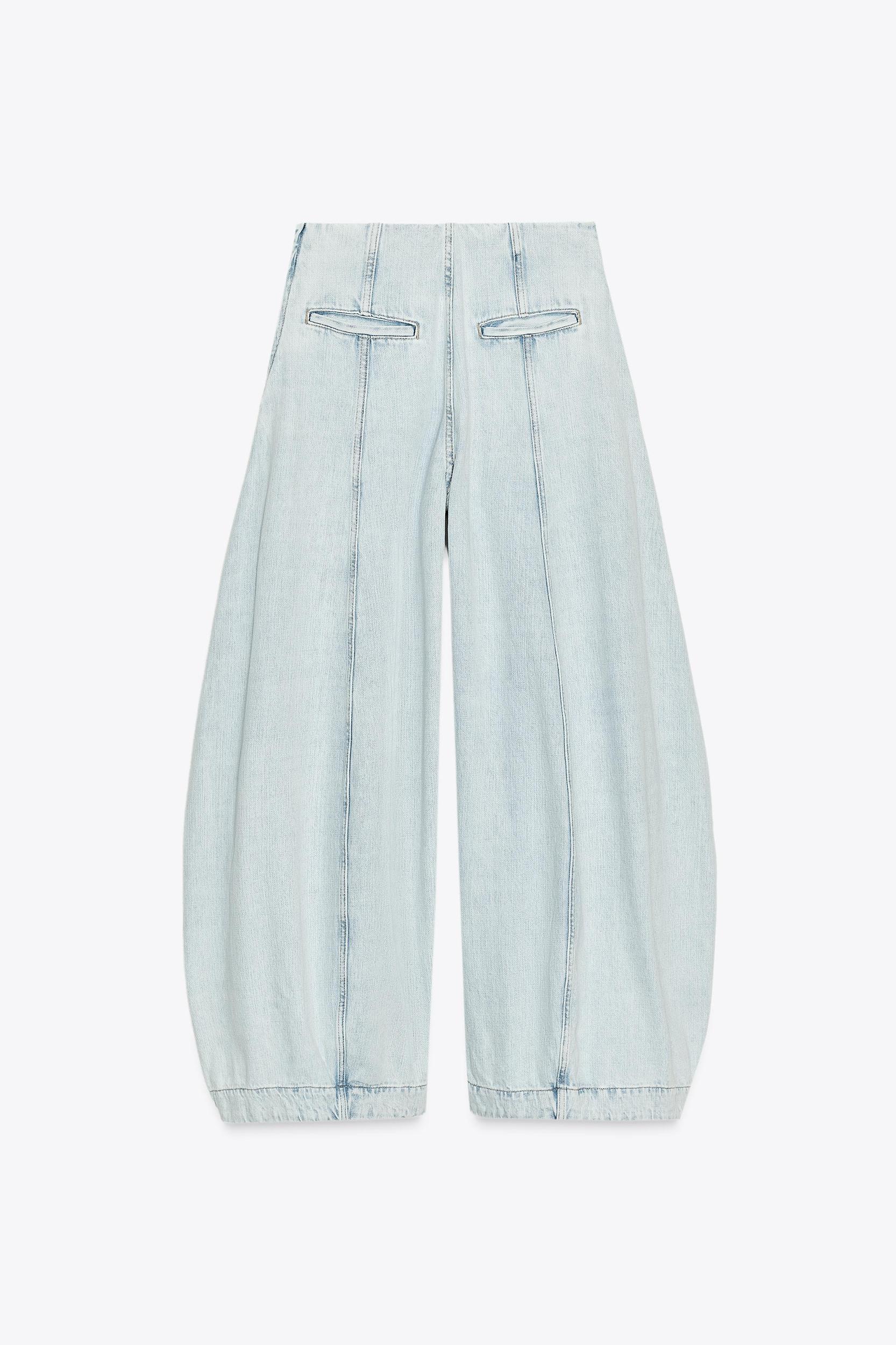 ZW COLLECTION HIGH-WAISTED BALLOON JEANS Product Image